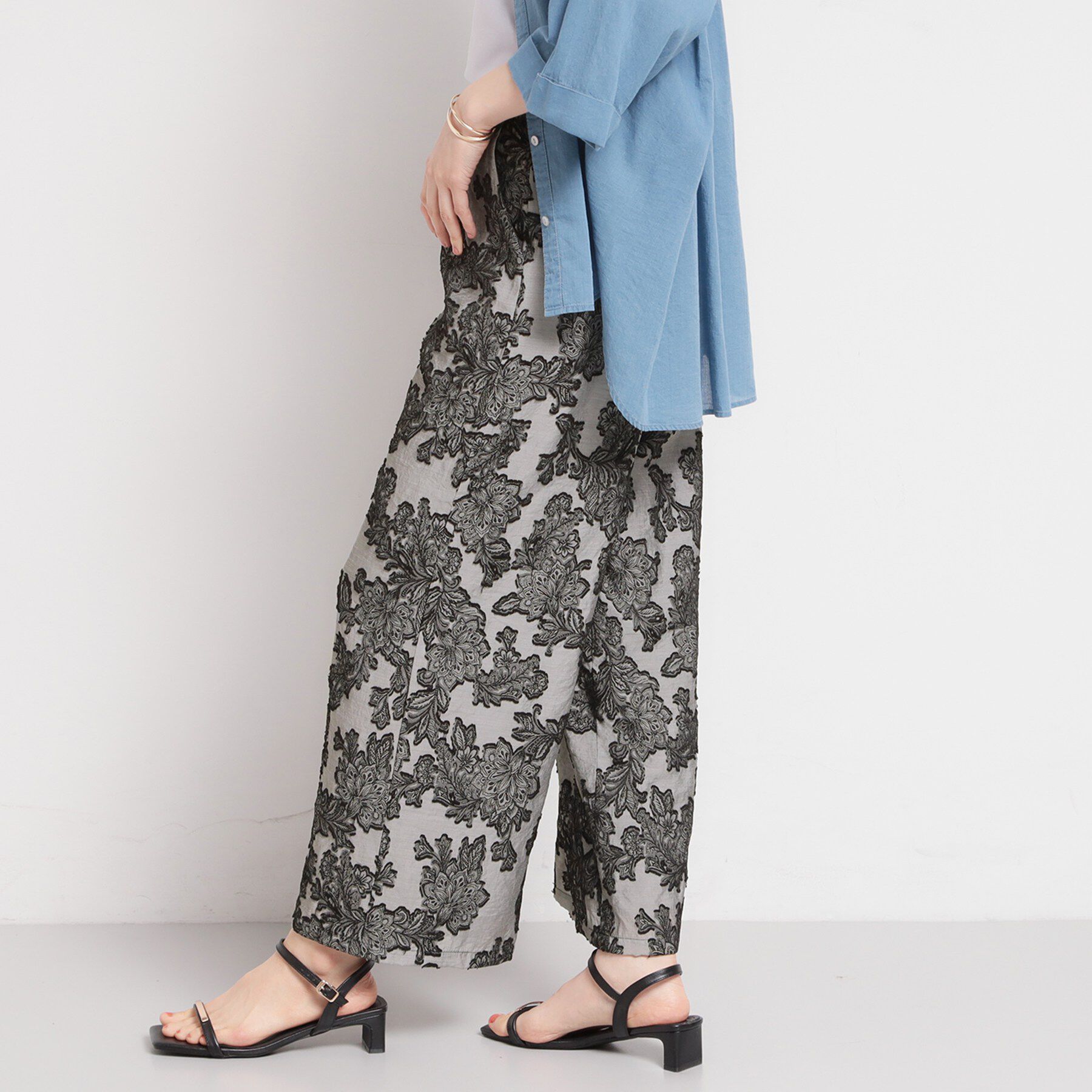 THE SHOP TK「大人のリゾートスタイルに ジャカードイージーパンツ」|その他|