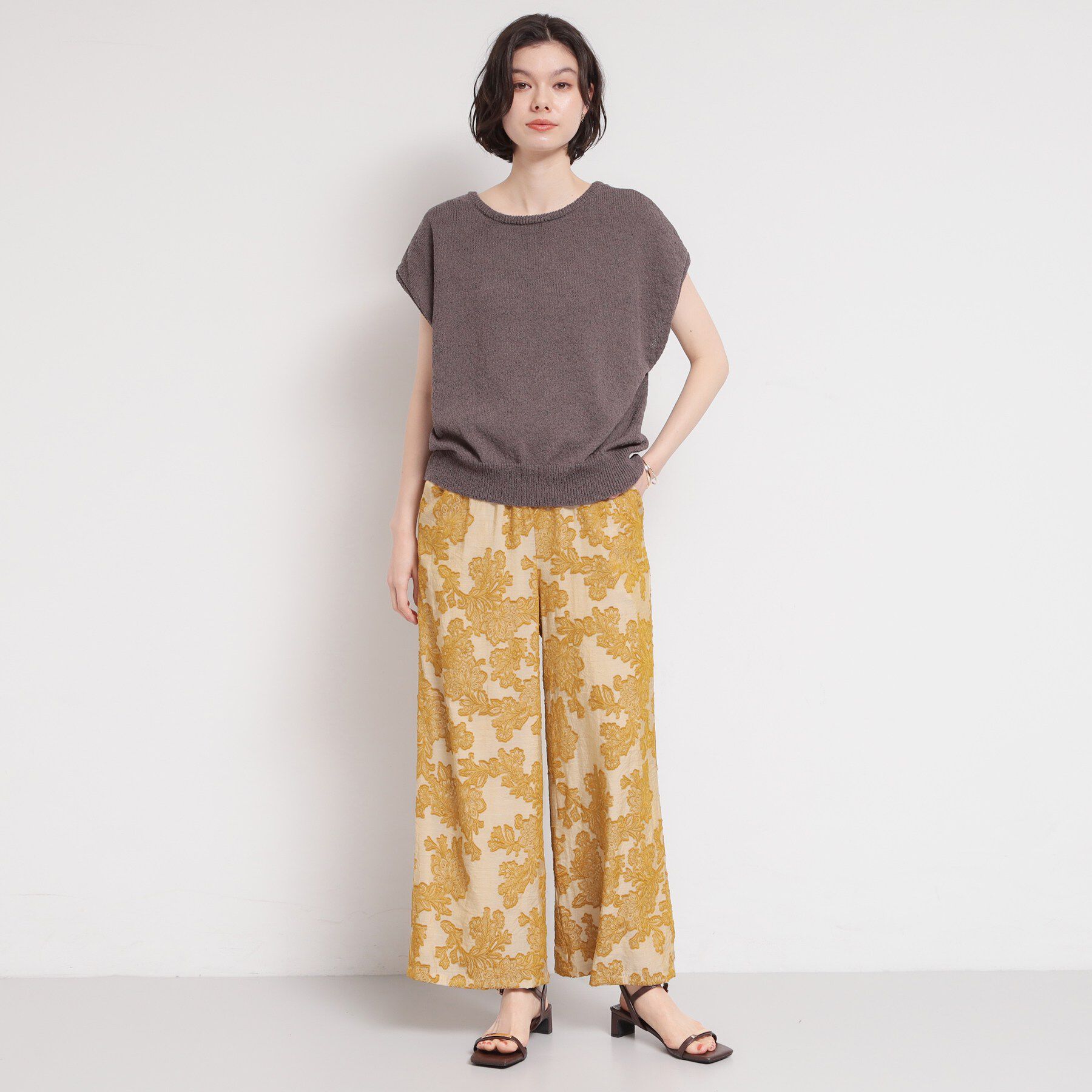 THE SHOP TK「大人のリゾートスタイルに ジャカードイージーパンツ」|その他|