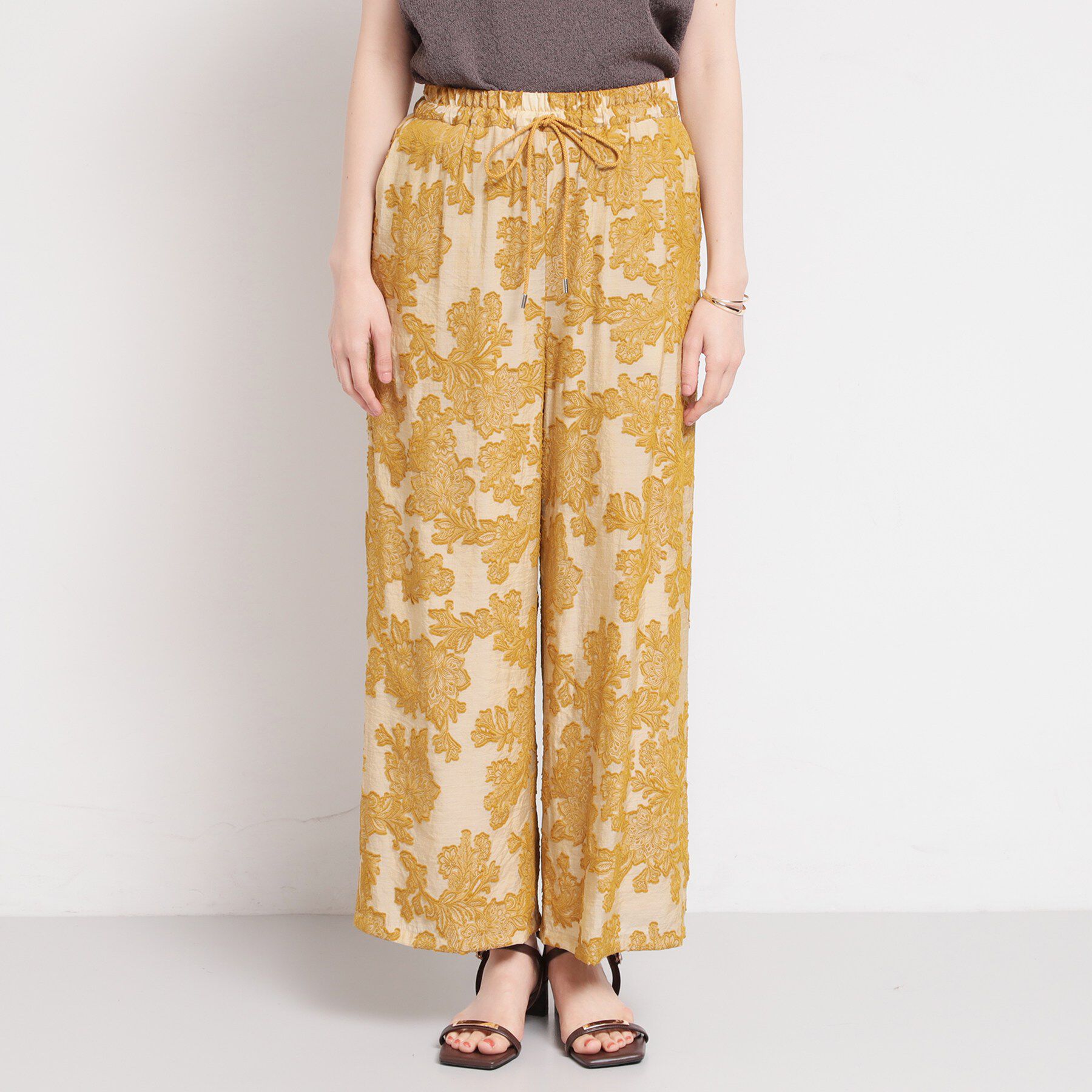 THE SHOP TK「大人のリゾートスタイルに ジャカードイージーパンツ」|その他|