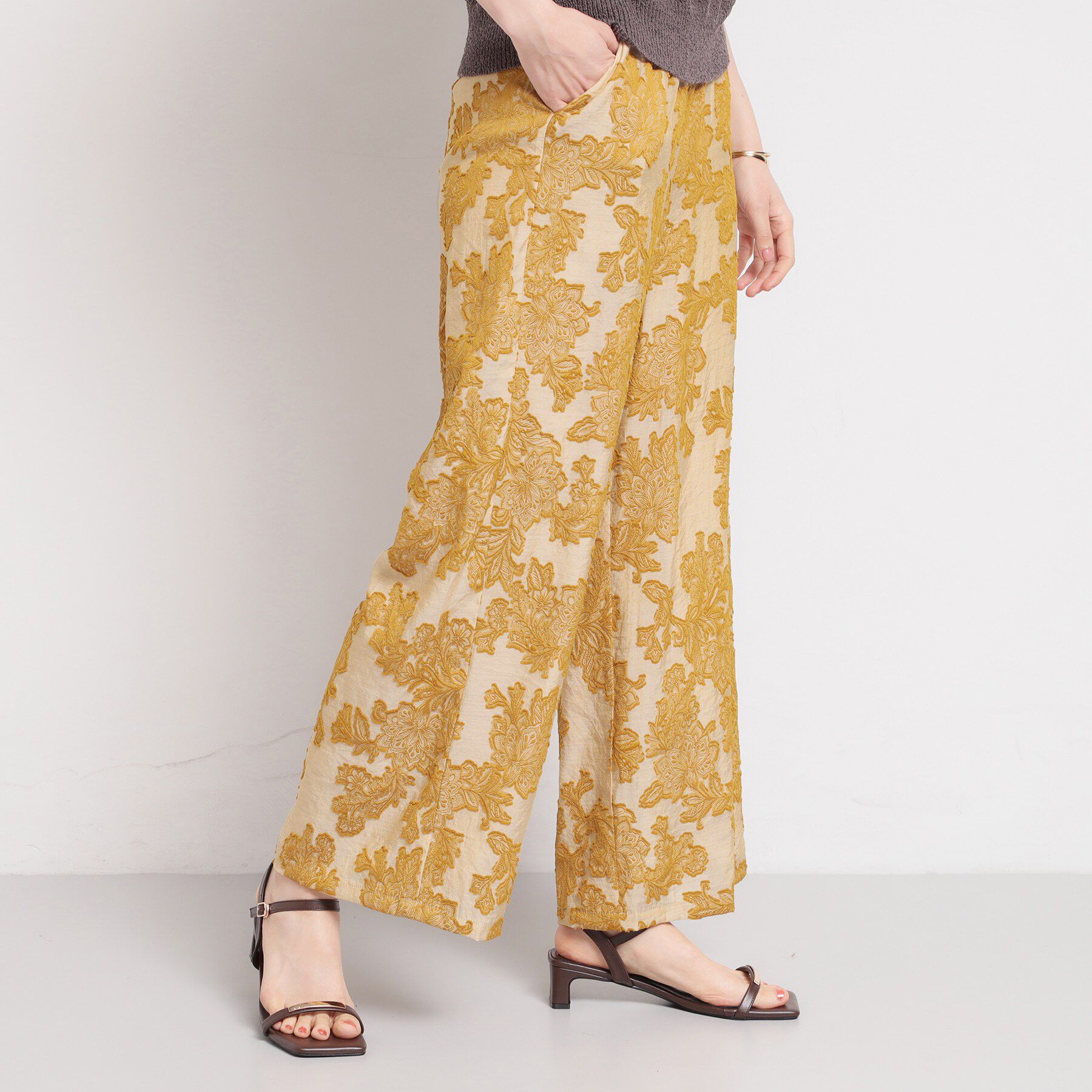 THE SHOP TK「大人のリゾートスタイルに ジャカードイージーパンツ」|その他|オーク(134)