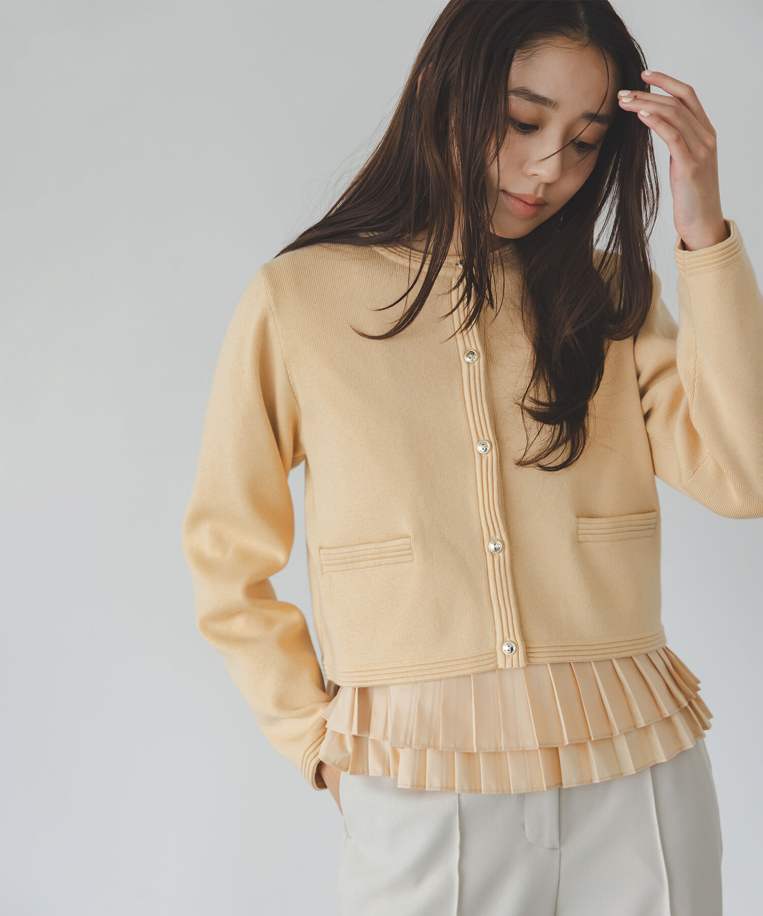  「シルクブレンドカーディガン」|ニット・セーター|