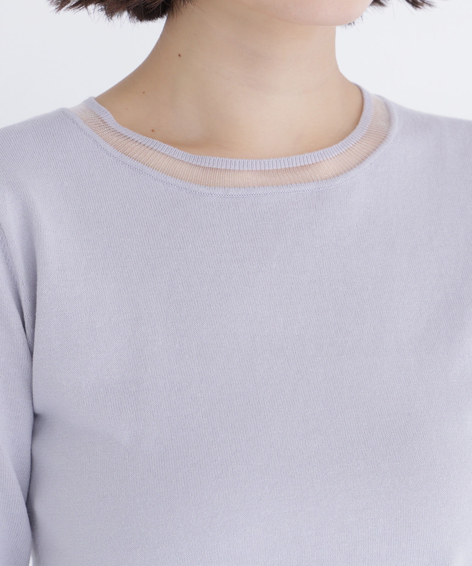  「シアーラインニットアンサンブル」|ニット・セーター|