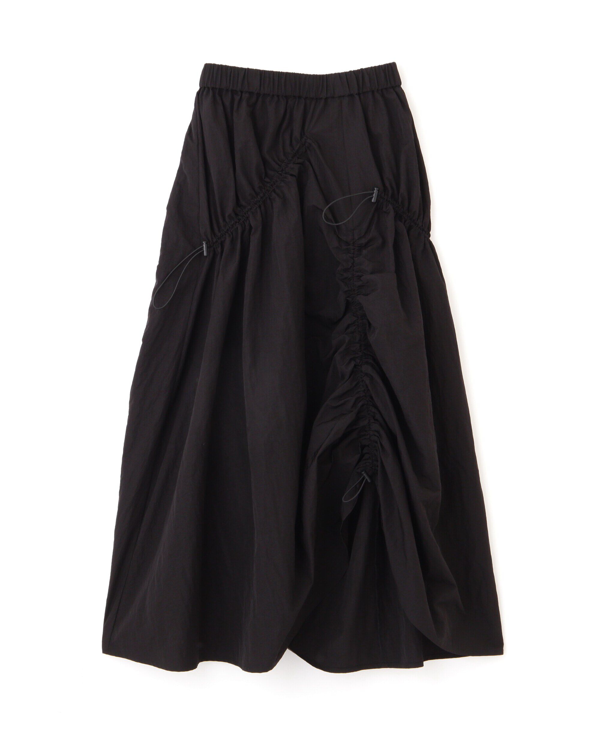  「ナイロンドロストシャーリングスカート」|スカート|