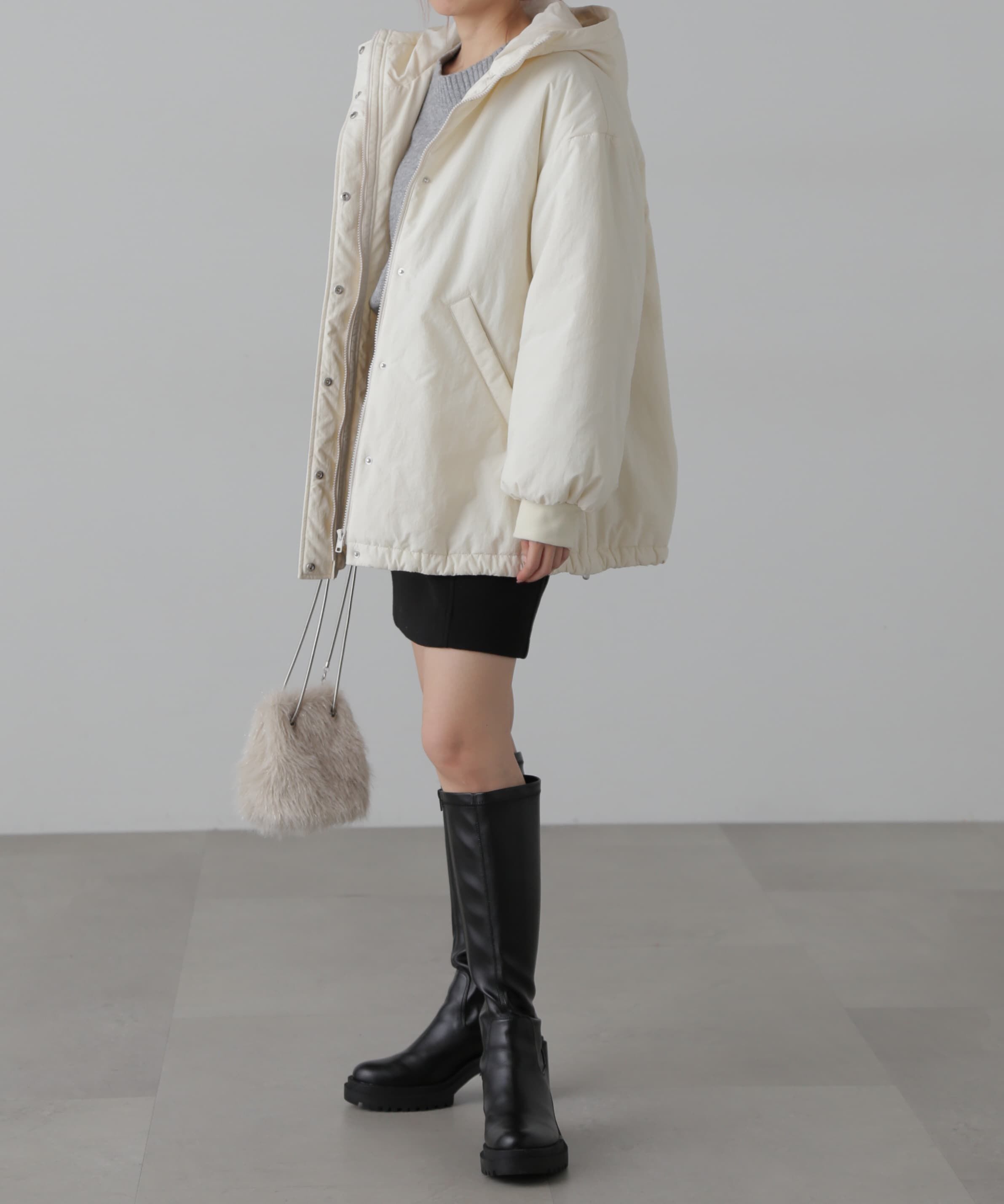  「ミドル丈中綿ブルゾン」|ブルゾン・スタジャン|