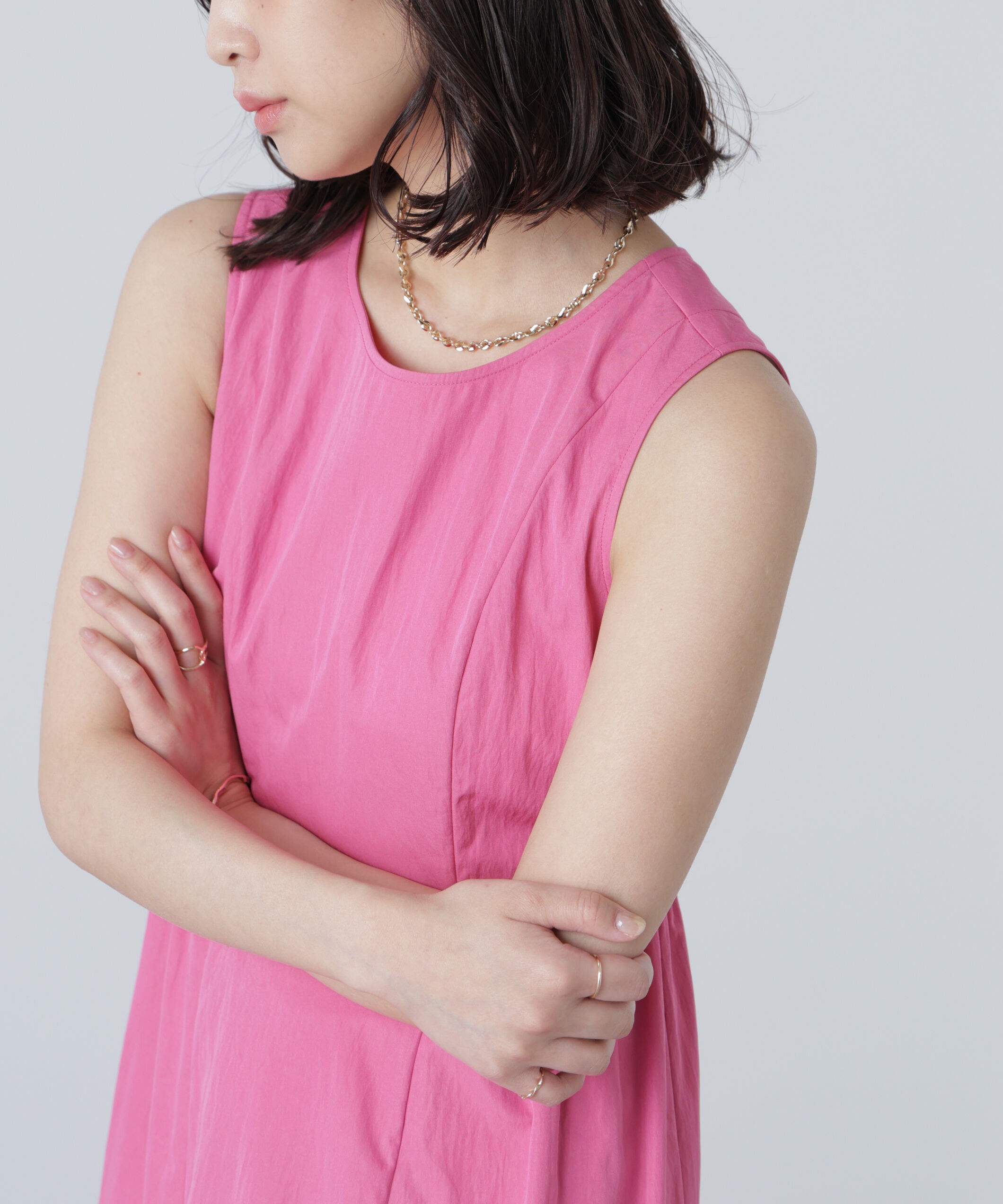  「タイプライターギャザーマキシワンピース」|ワンピース|