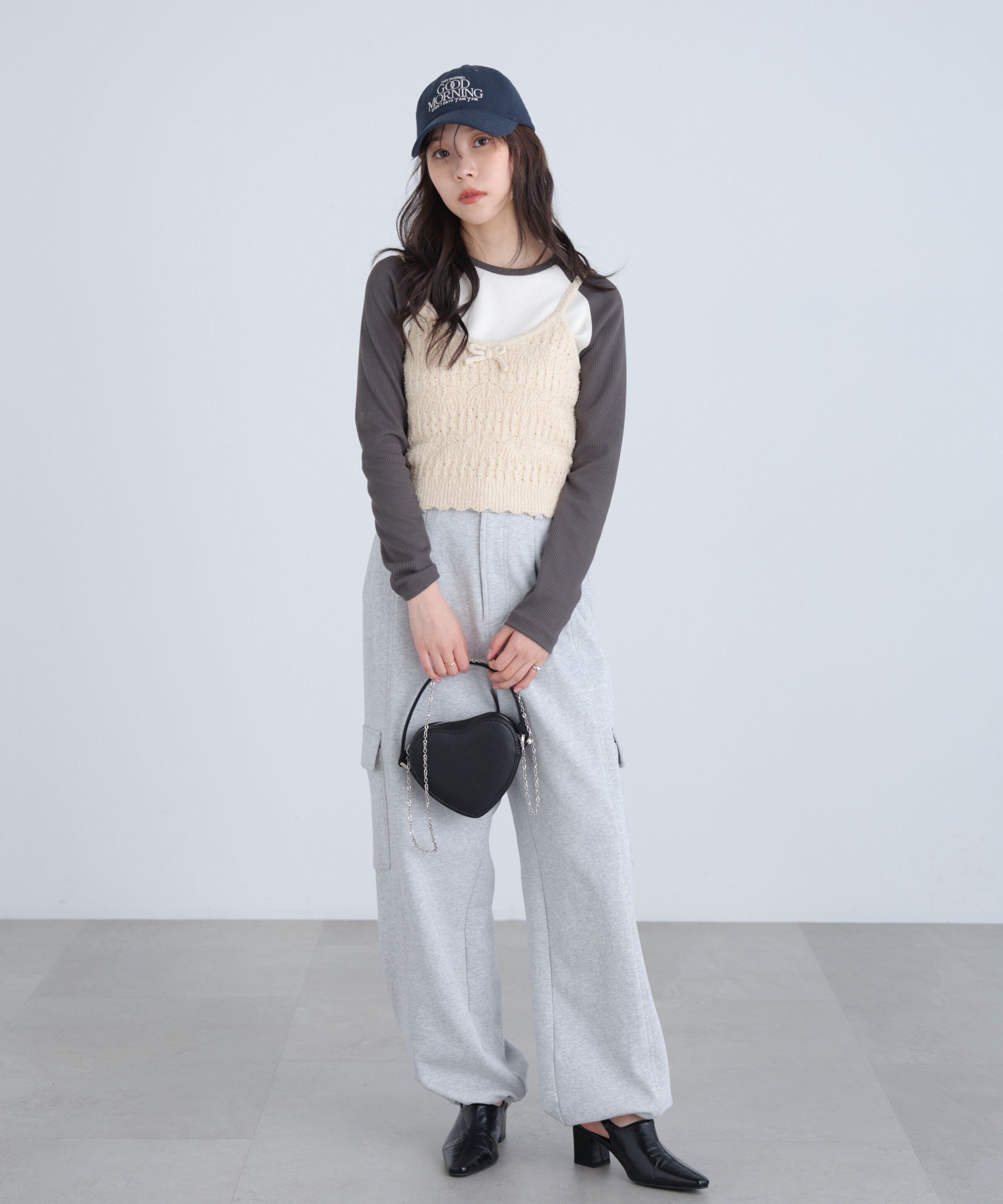  「ラグラン長袖カットソー」|Tシャツ・カットソー|