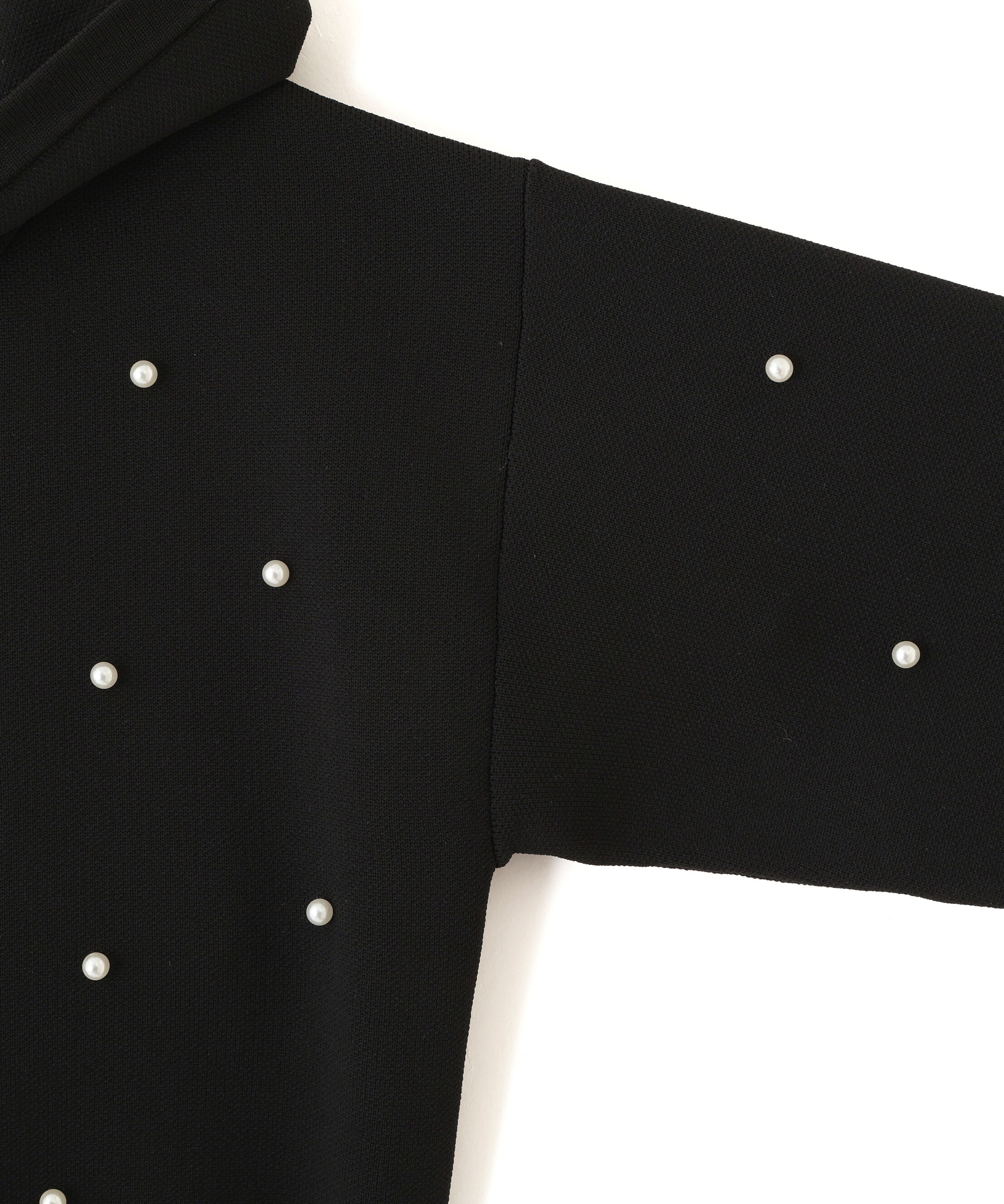  「ランダムパールニットフーディー」|ニット・セーター|