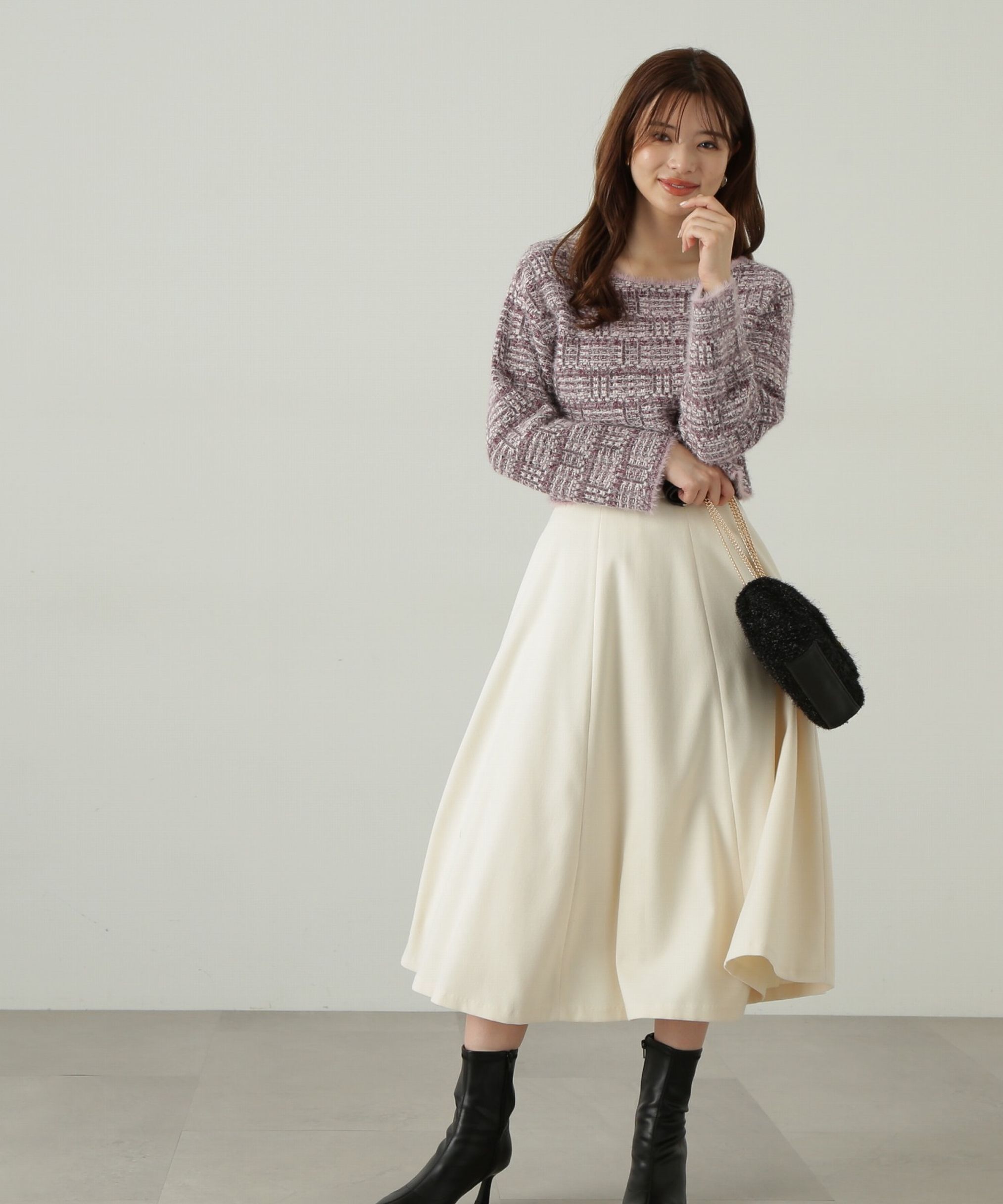 PROPORTION BODY DRESSING「ソフトタッチフレアスカート」|スカート|