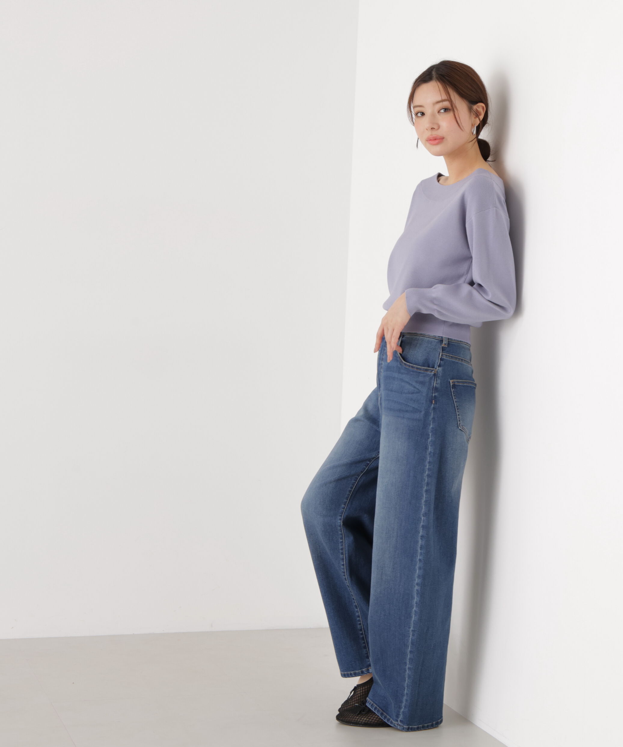 PROPORTION BODY DRESSING「2wayベーシックニット　　26SS」|ニット・セーター|