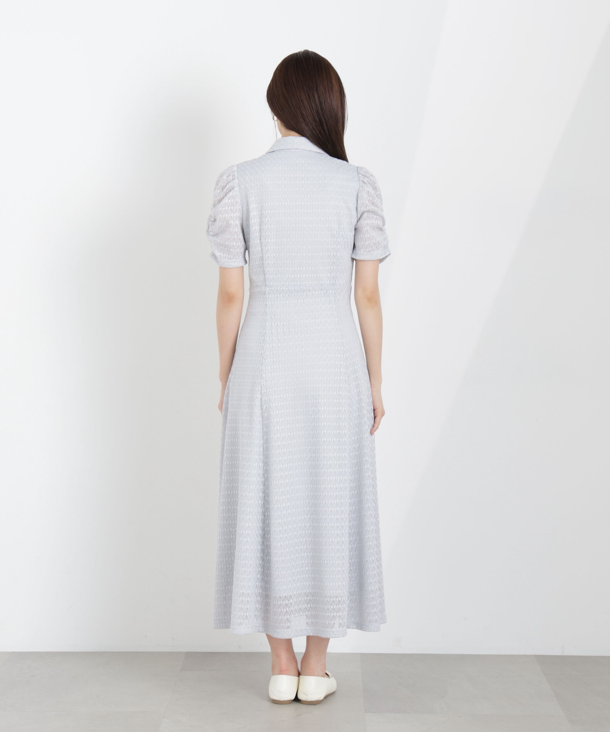 PROPORTION BODY DRESSING「ストレッチレース襟付きワンピース　26SS」|ワンピース|