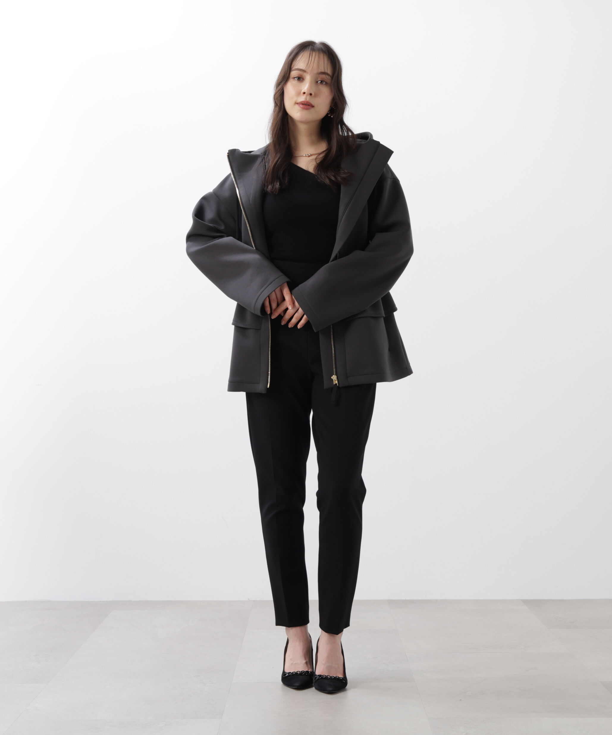  「◆サイドボタンテーパードパンツ」|その他|