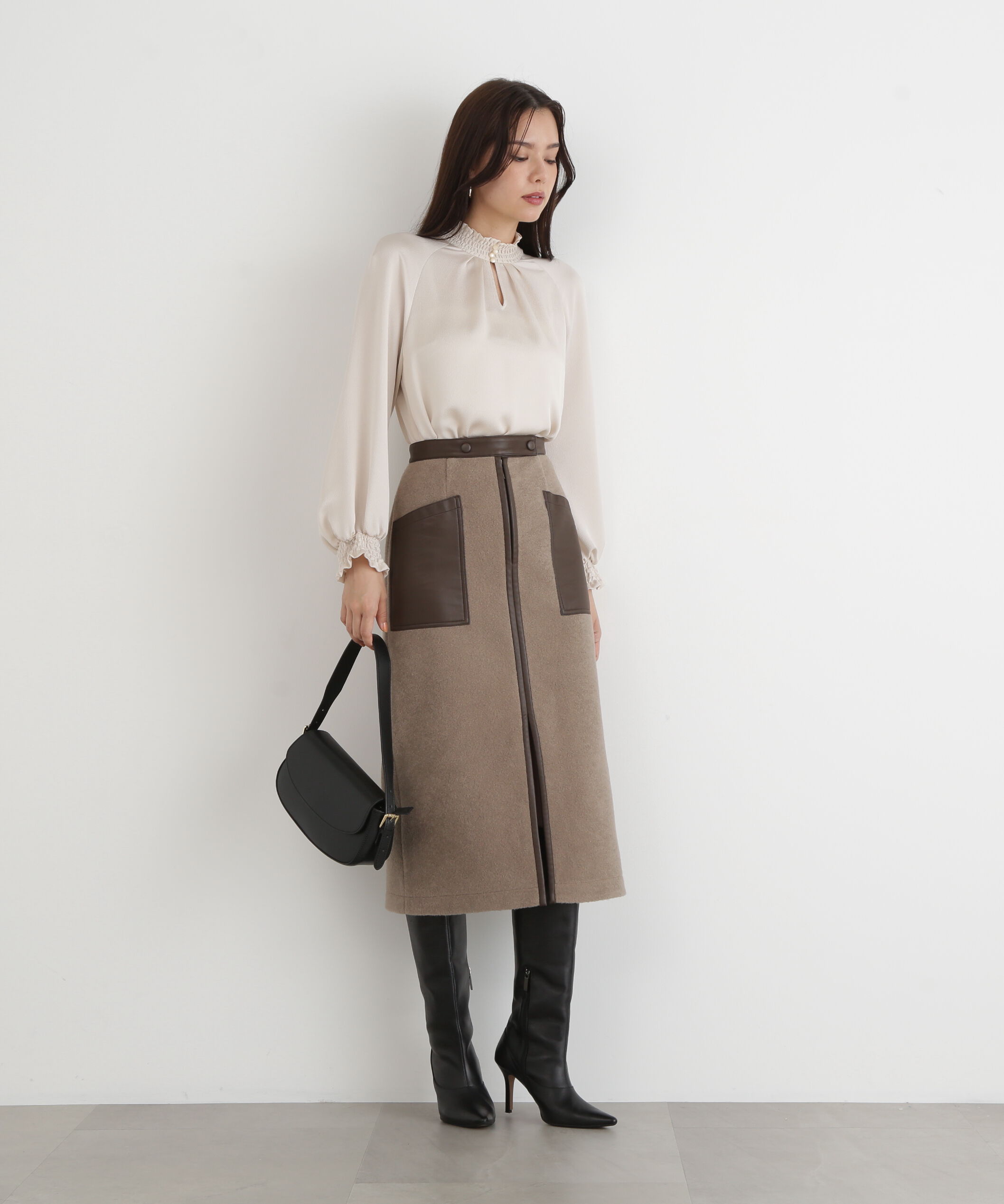  「◆ウールレットジップスカート」|スカート|