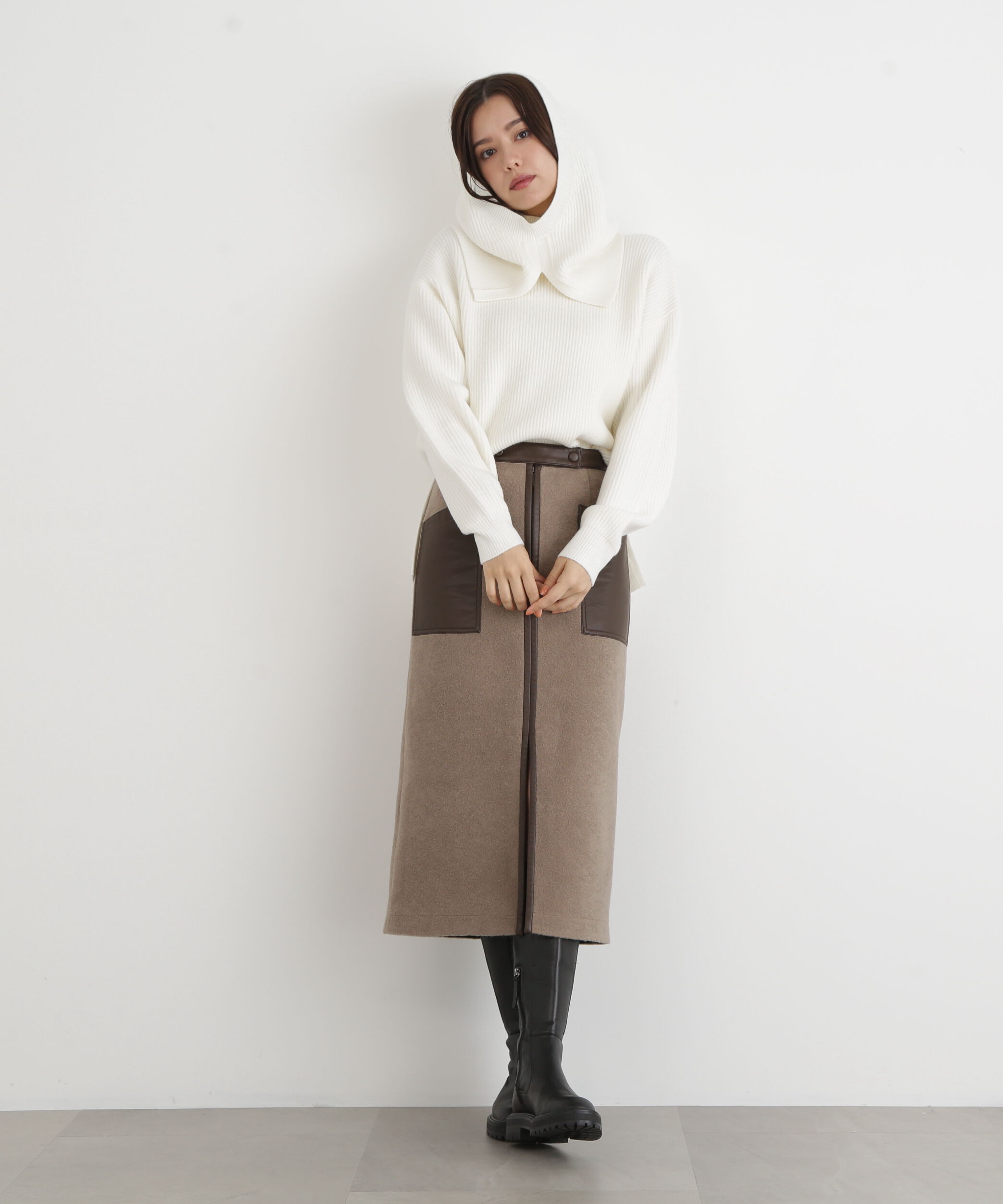  「◆ウールレットジップスカート」|スカート|