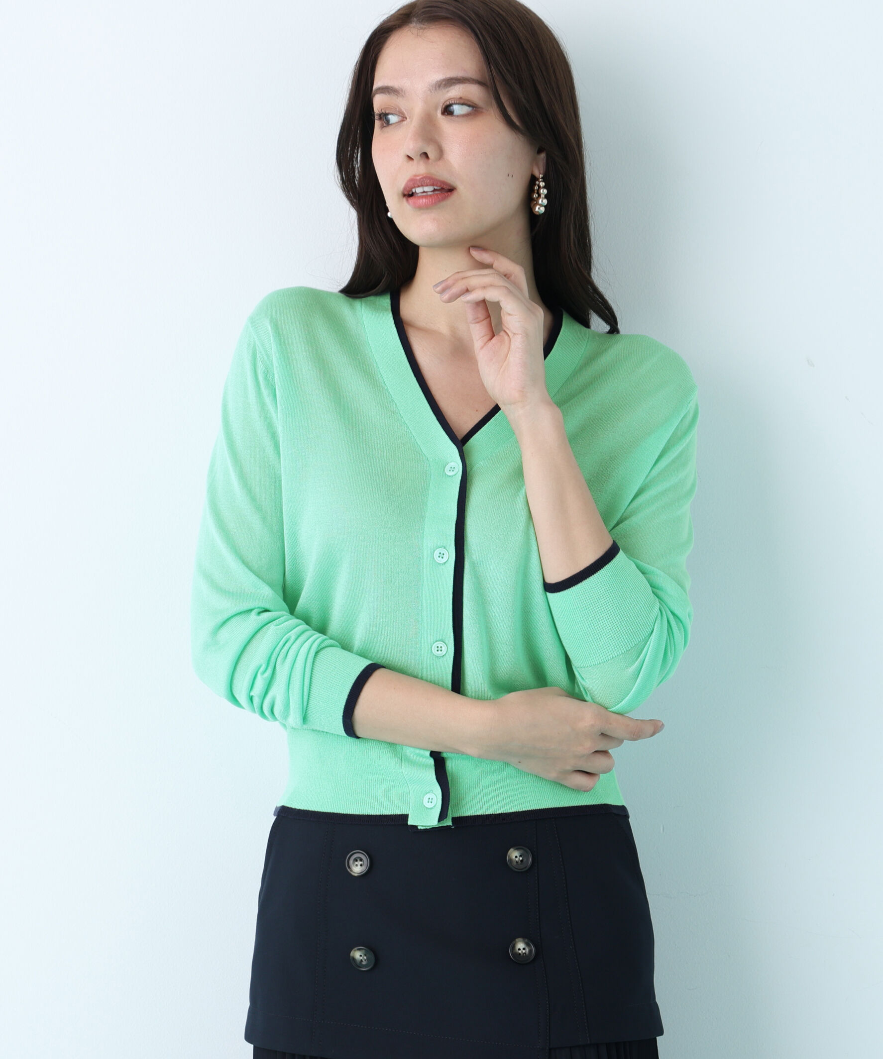  「Ｖネックパレットニットカーディガン」|その他|