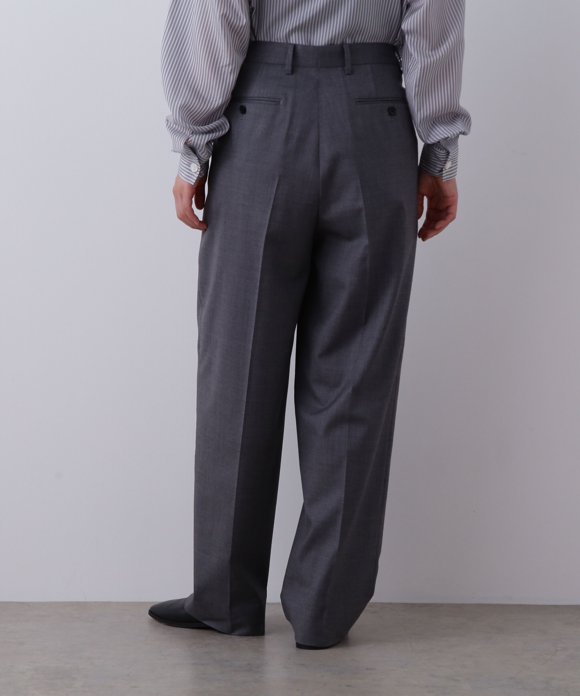 YLEVE 「YLEVE / SUPER120'S CHAMBRAY WOOL 3TACK TROUSERS」|その他|
