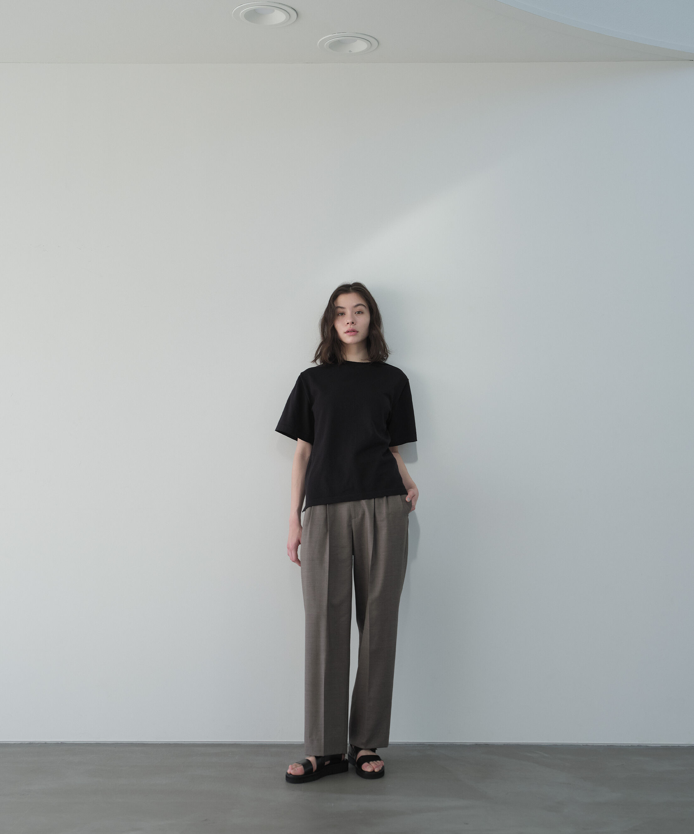 YLEVE 「YLEVE / SUPER120'S CHAMBRAY WOOL 3TACK TROUSERS」|その他|