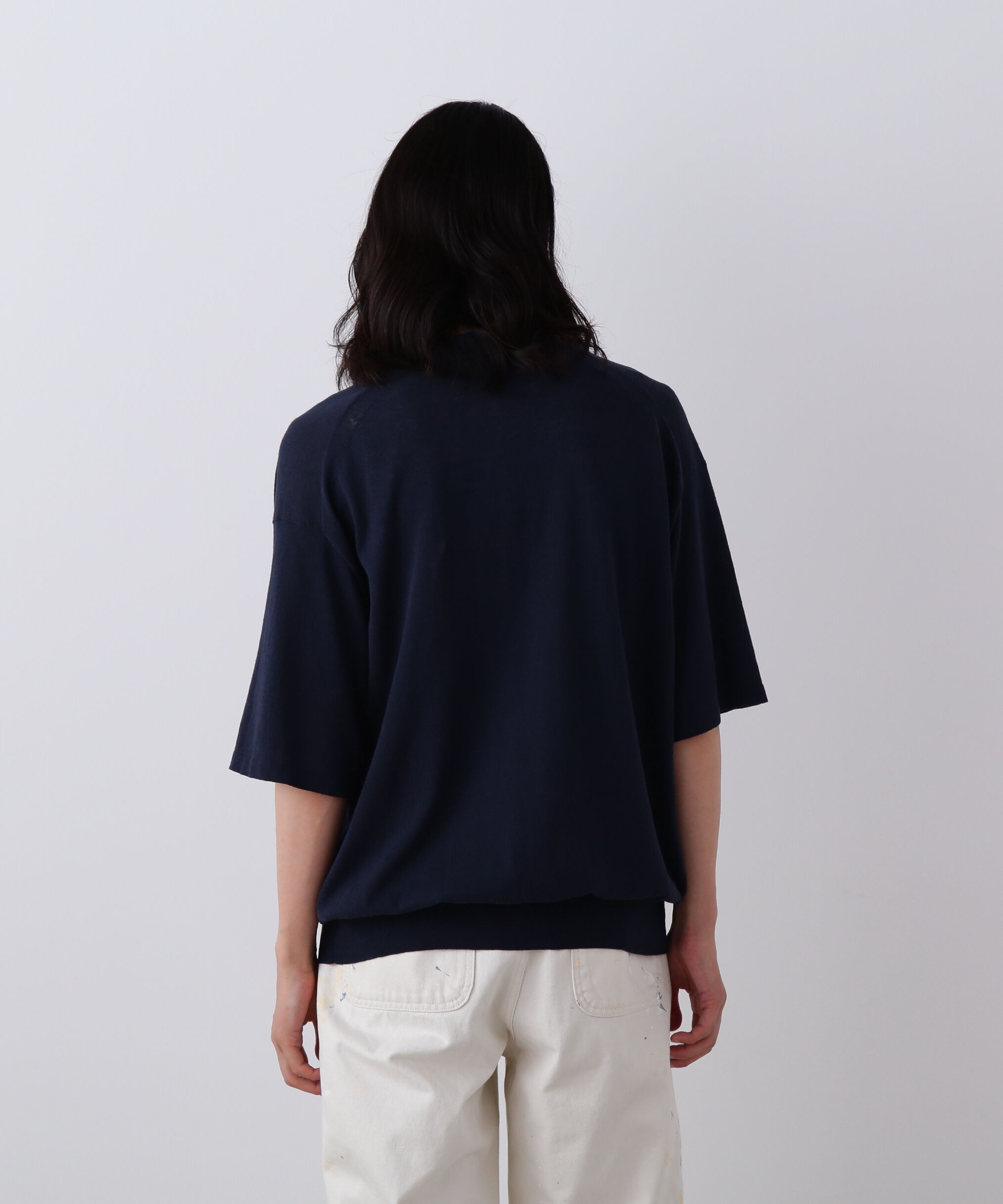 YLEVE 「YLEVE / COTTON LINEN KNIT SKIPPER POLO」|ニット・セーター|
