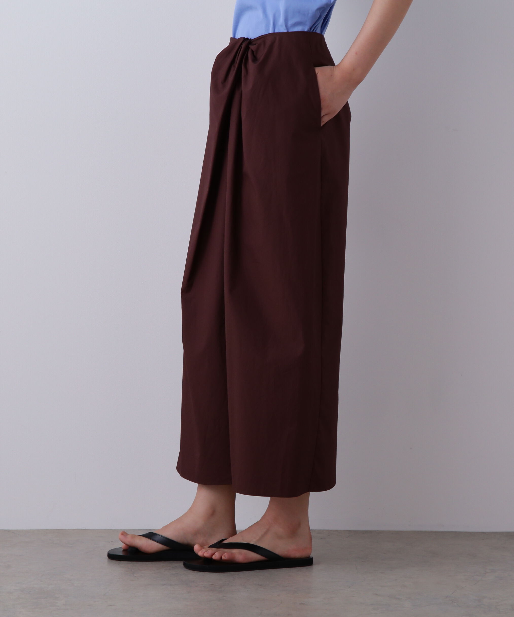 YLEVE 「YLEVE / FINX COTTON WEATHER SKIRT」|スカート|