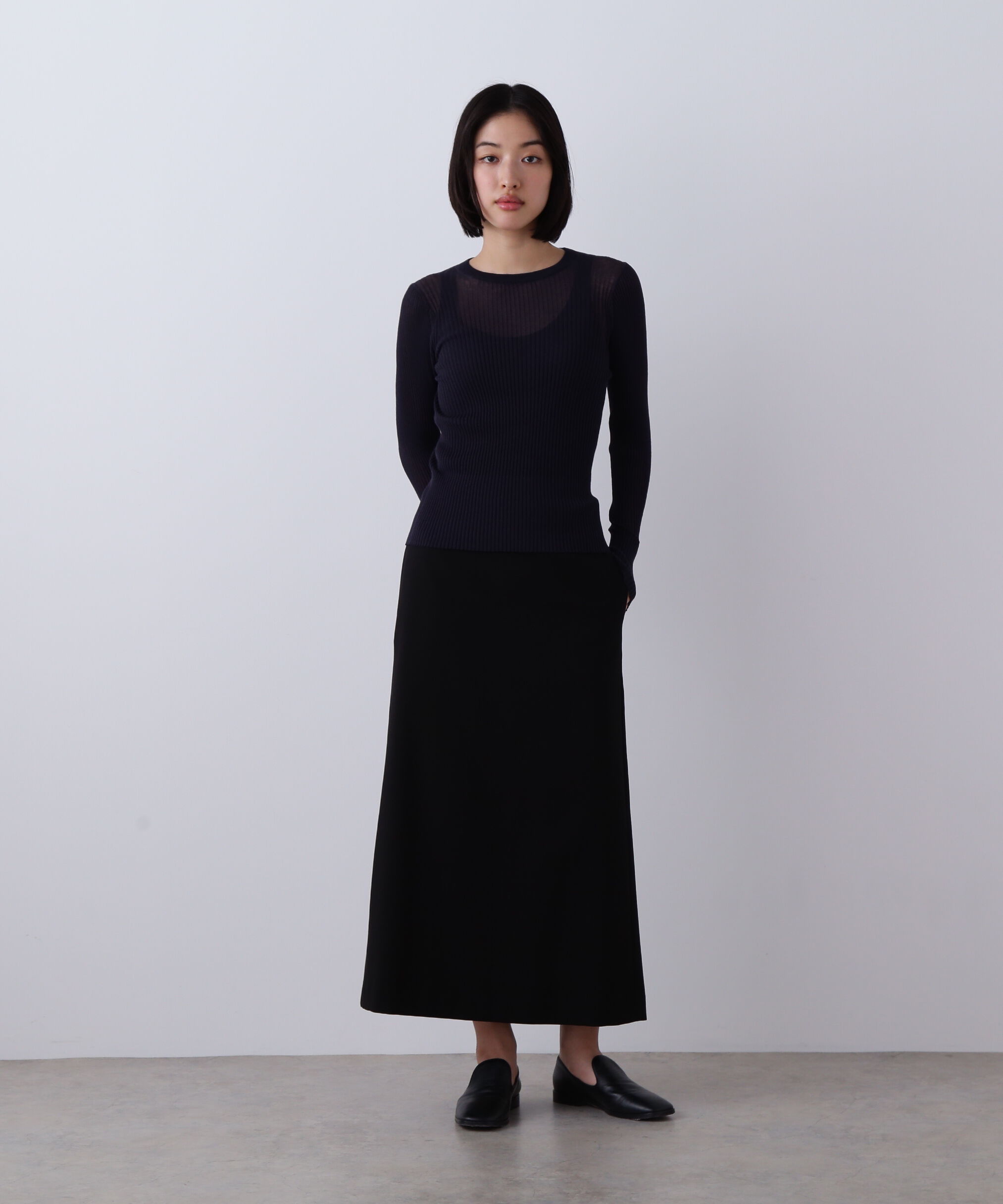 YLEVE 「YLEVE / 100/2 GV TWILL DOUBLE WEAVE SKIRT」|スカート|