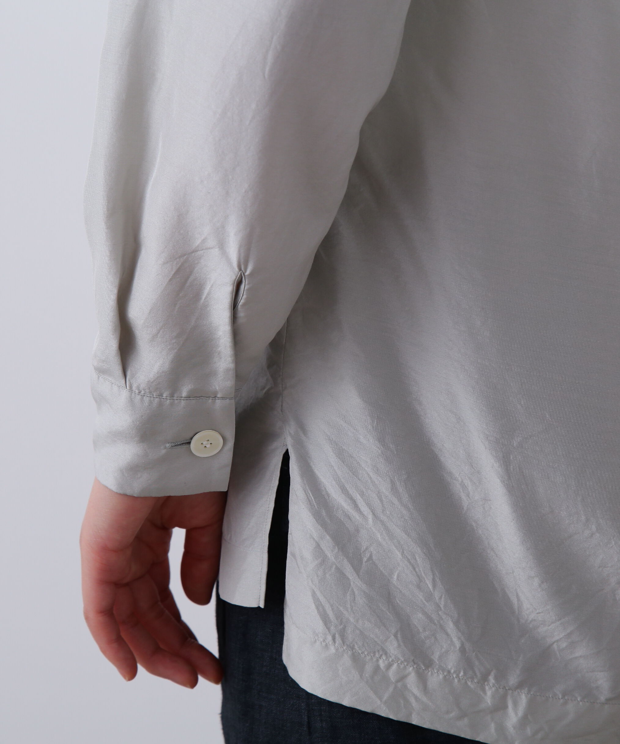 YLEVE 「YLEVE / SILK HABUTAE PAJAMA SHIRT」|シャツ・ブラウス|