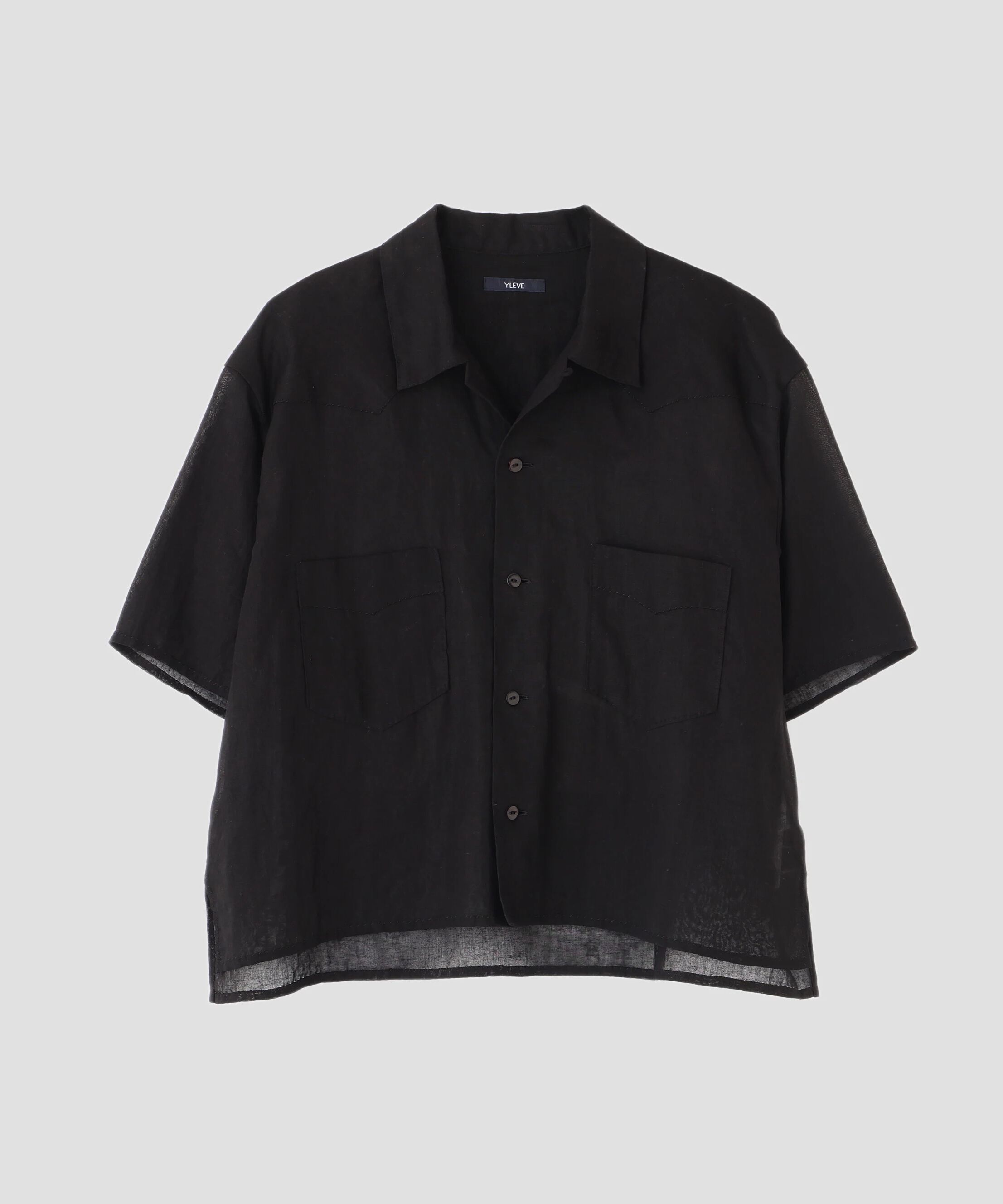 YLEVE 「YLEVE / COTTON RAMIE VOILE HAND STITCH SHIRT」|シャツ・ブラウス|