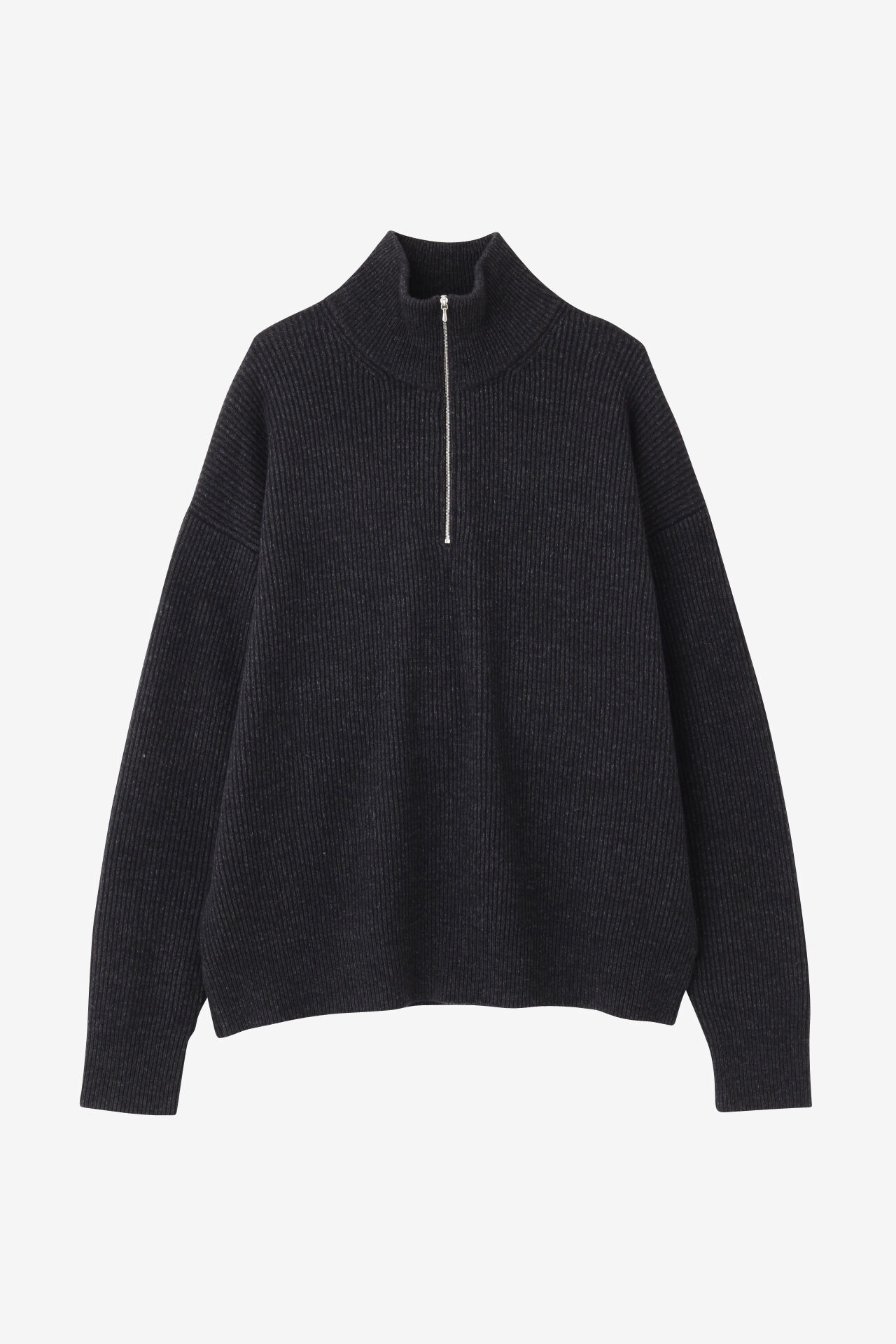 YLEVE 「YLEVE / LAMBS WOOL KN HALF ZIP P/O」|ニット・セーター|