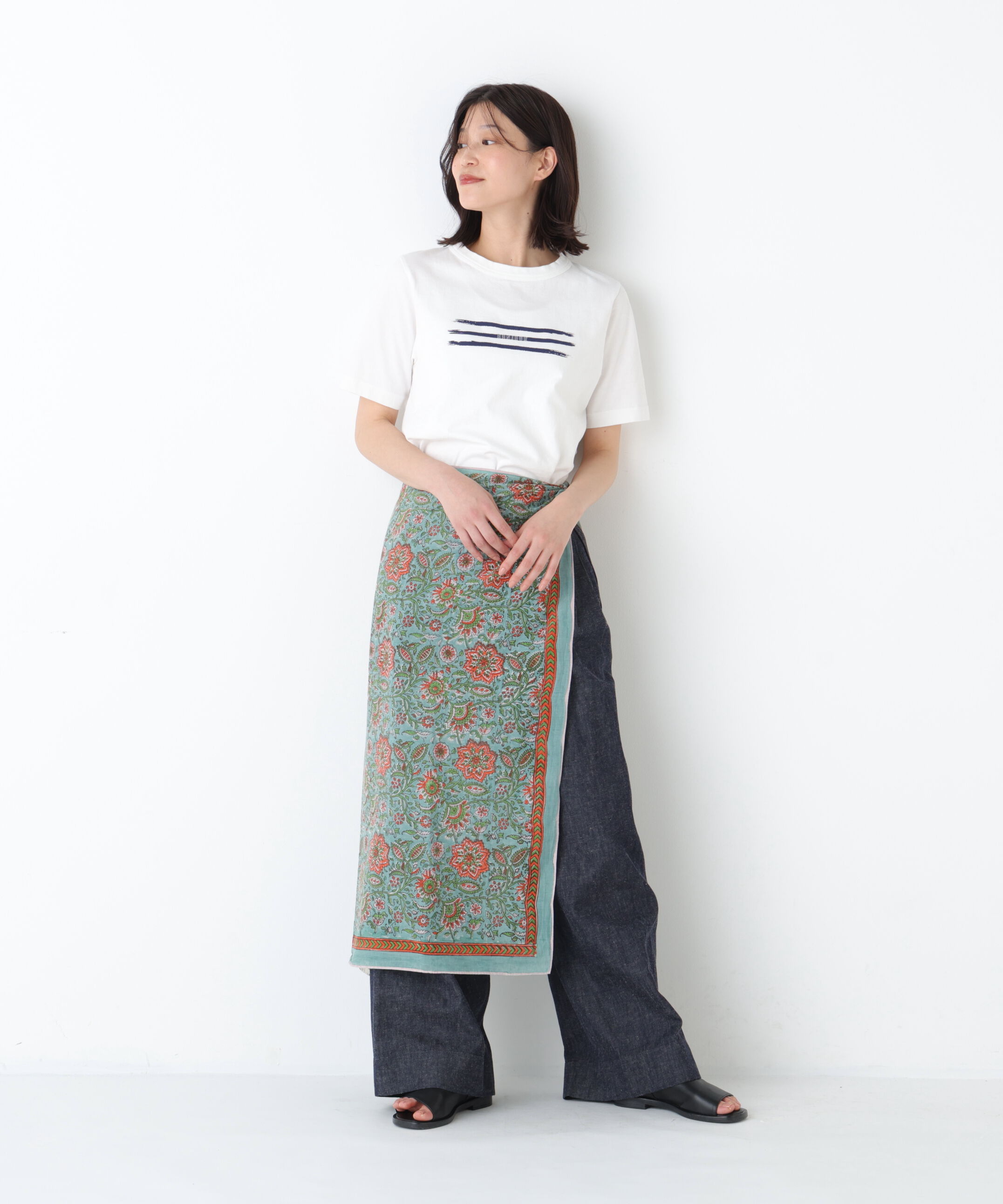  「◆ＭＯＩＳＭＯＮＴ　ペイズリープリントスカーフ」|バンダナ・スカーフ|ミントグリー