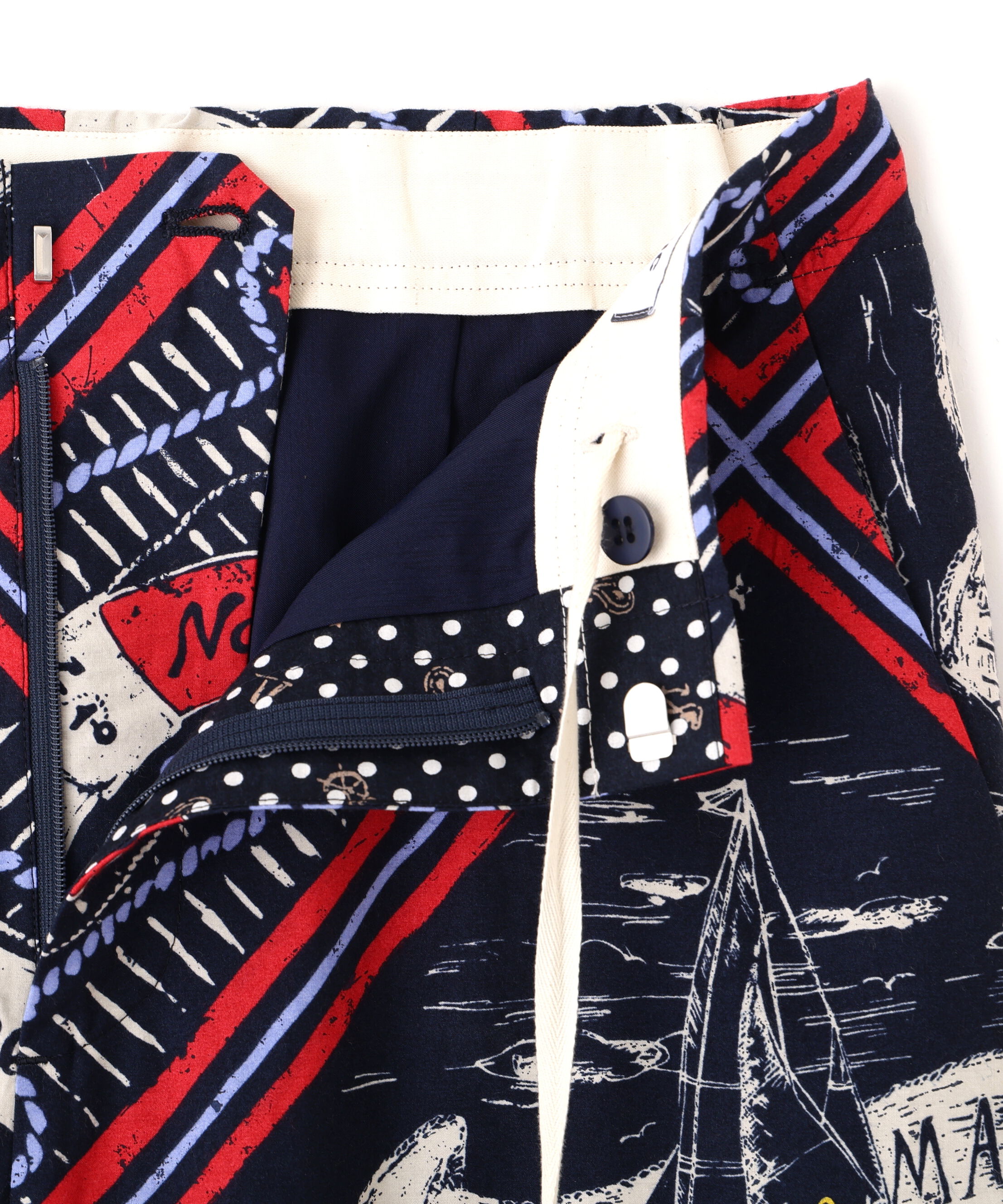  「≪ＮＡＴＩＣコラボ≫セミワイドプリントパンツ」|その他|