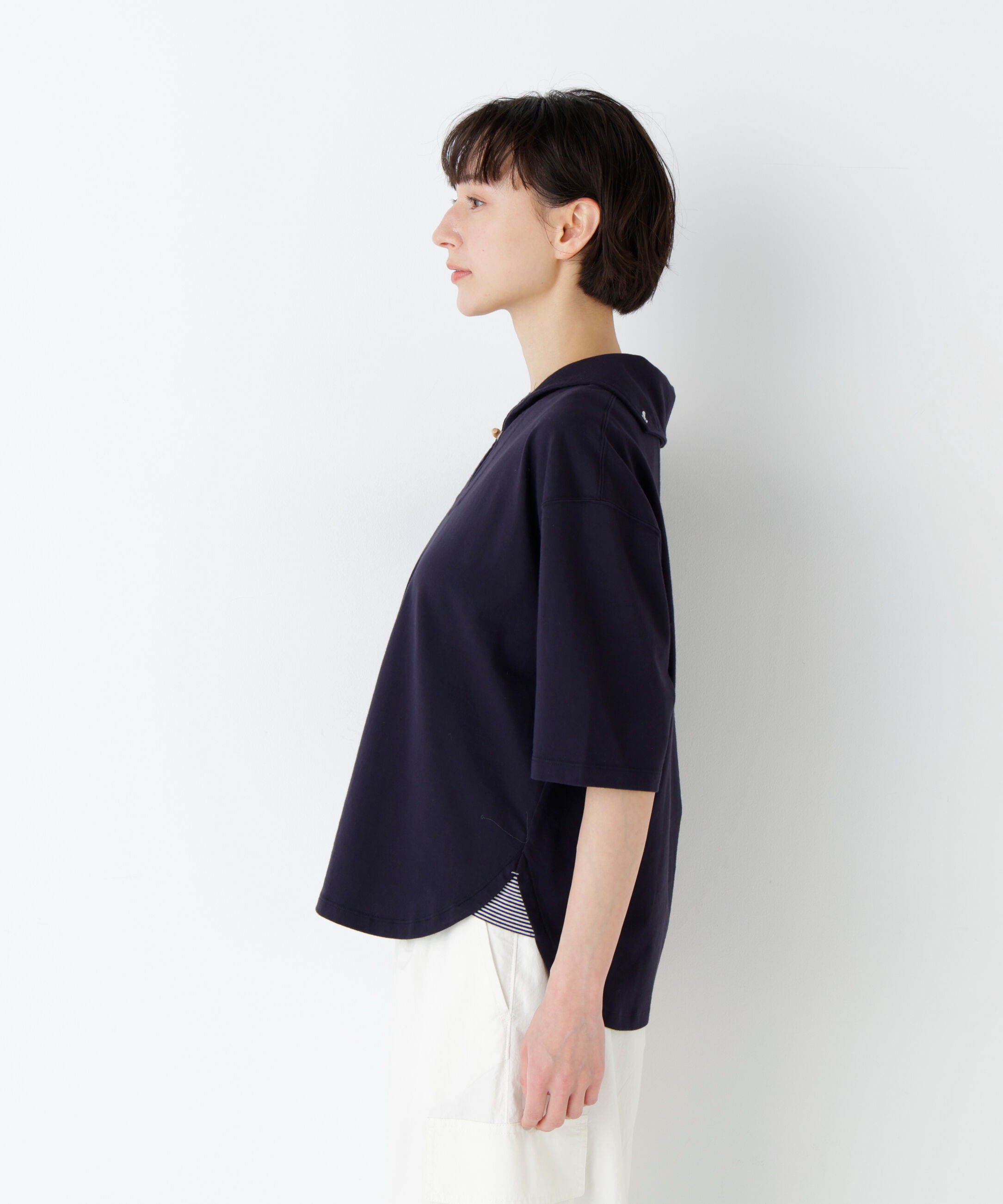  「≪ＮＡＴＩＣコラボ≫セーラーカットソープルオーバー」|Tシャツ・カットソー|