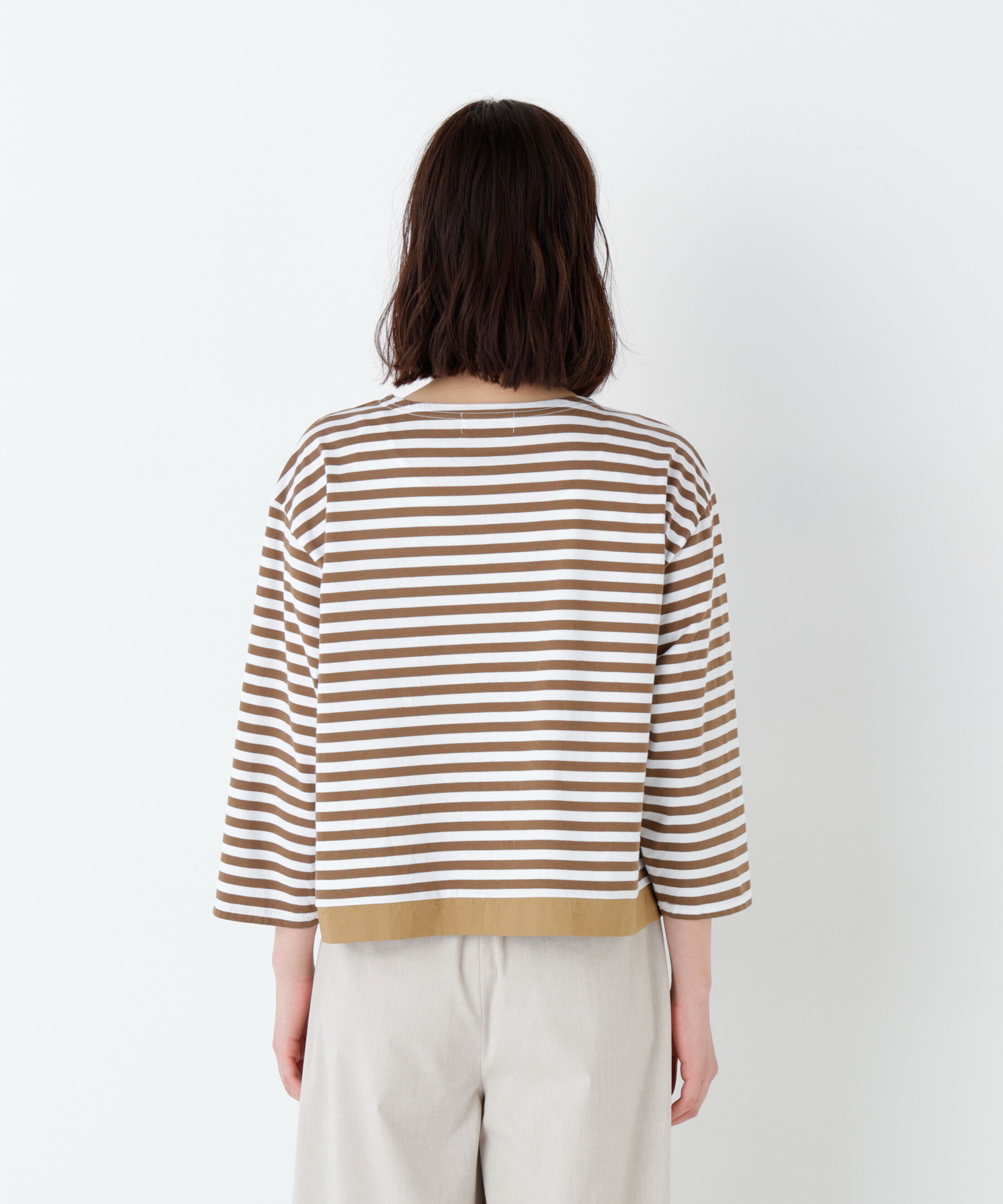 「天竺ボーダーカットソー」|Tシャツ・カットソー|