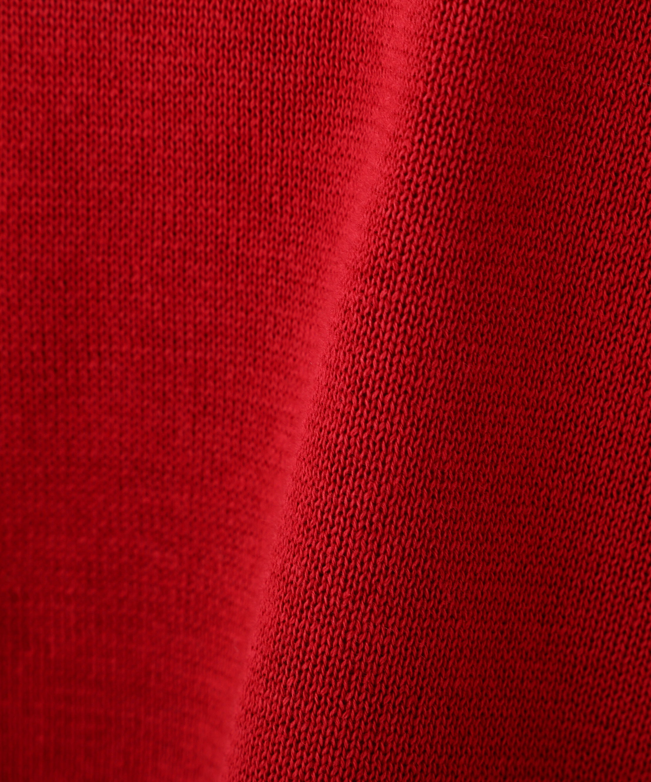  「ハイゲージギマ　クルーネックラグランプルオーバー」|ニット・セーター|