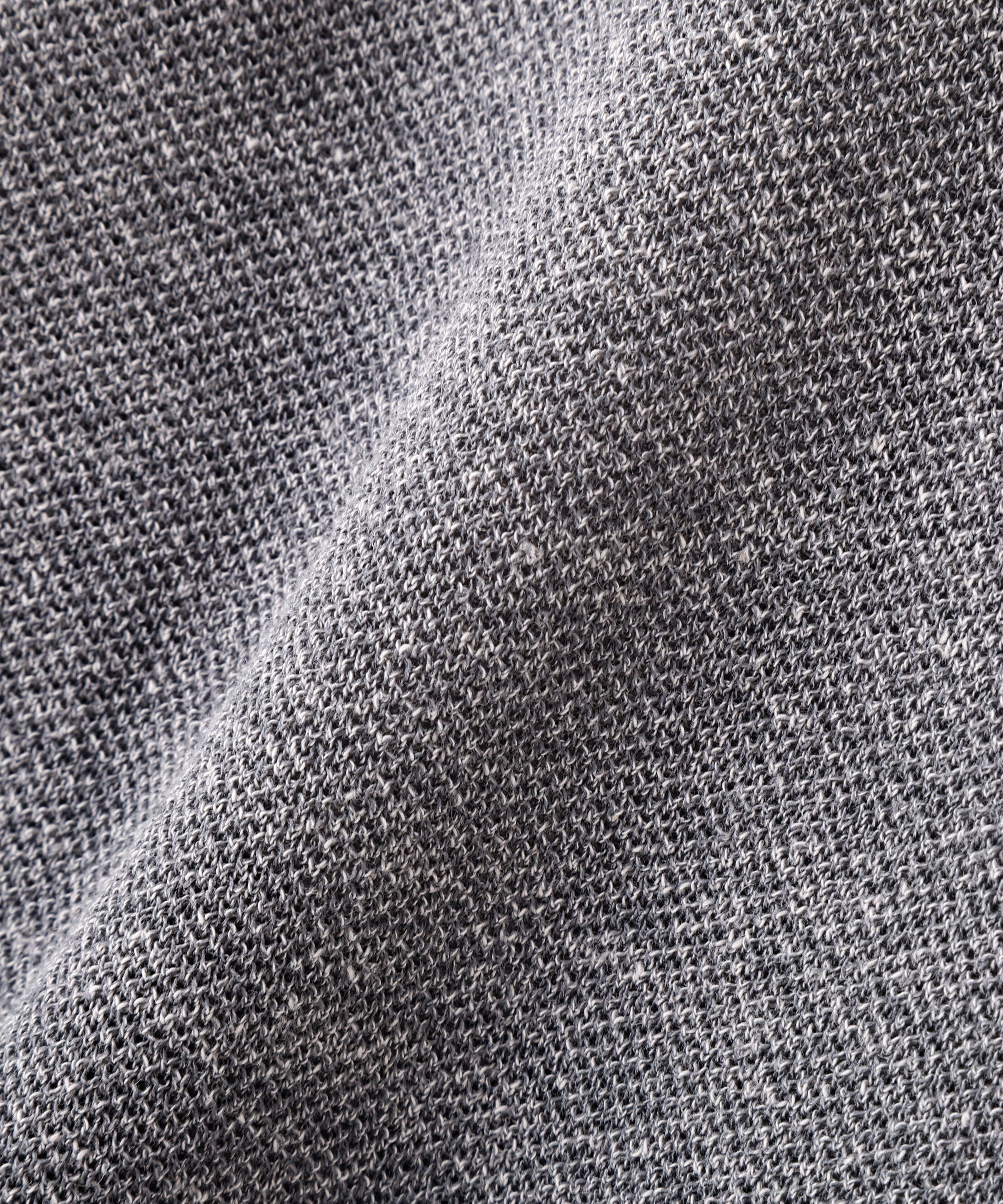  「麻混ワッフル柄ポロカーディガン」|ニット・セーター|