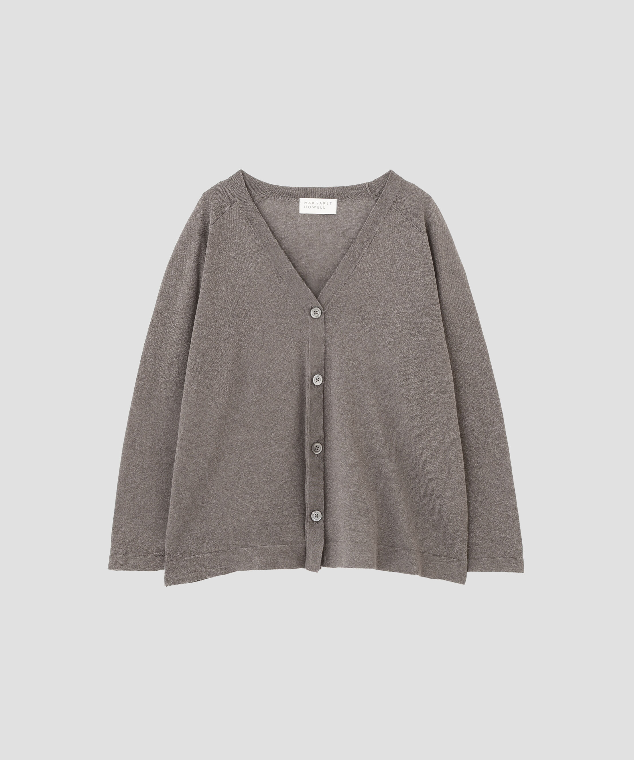 MARGARET HOWELL HOUSEHOLDGOODS「PAPER COTTON KNITWEAR」|カーディガン|