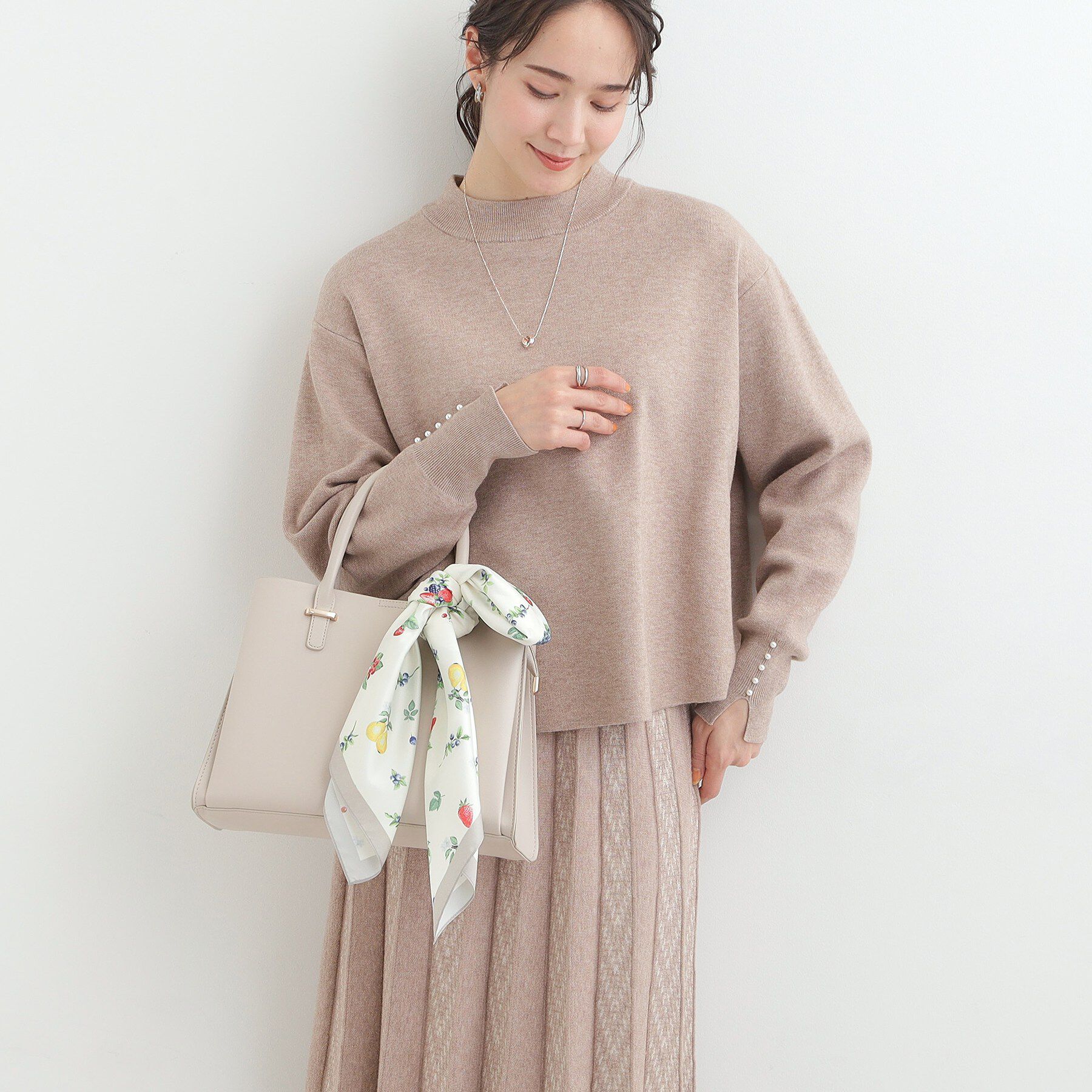 SHOO･LA･RUE「大判プリントスカーフ（88&times;88cm）」|バンダナ・スカーフ|