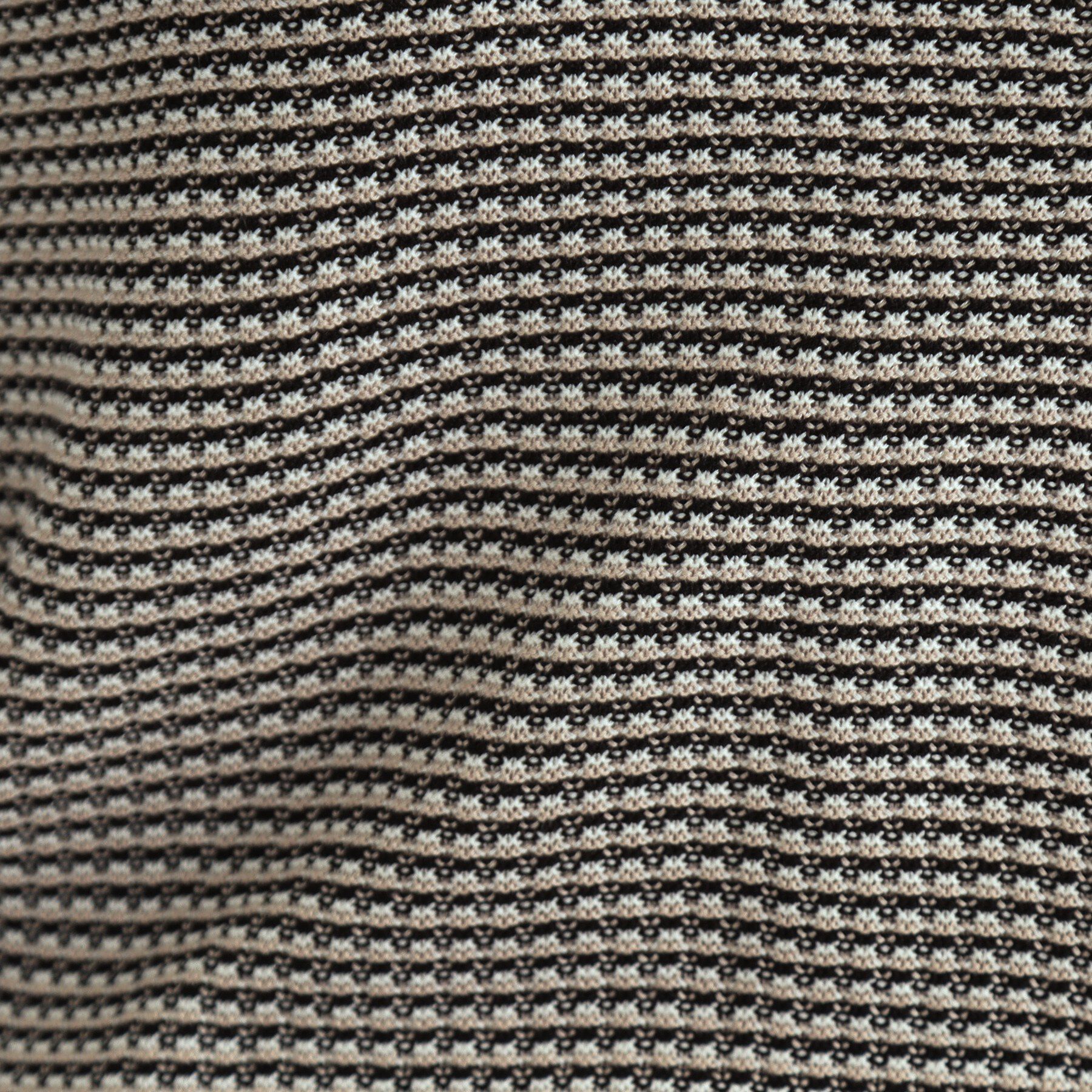 SHOO･LA･RUE「【洗濯機可/S-LL】金ボタンが上品 カノコ編み配色クルーネックニット」|ニット・セーター|