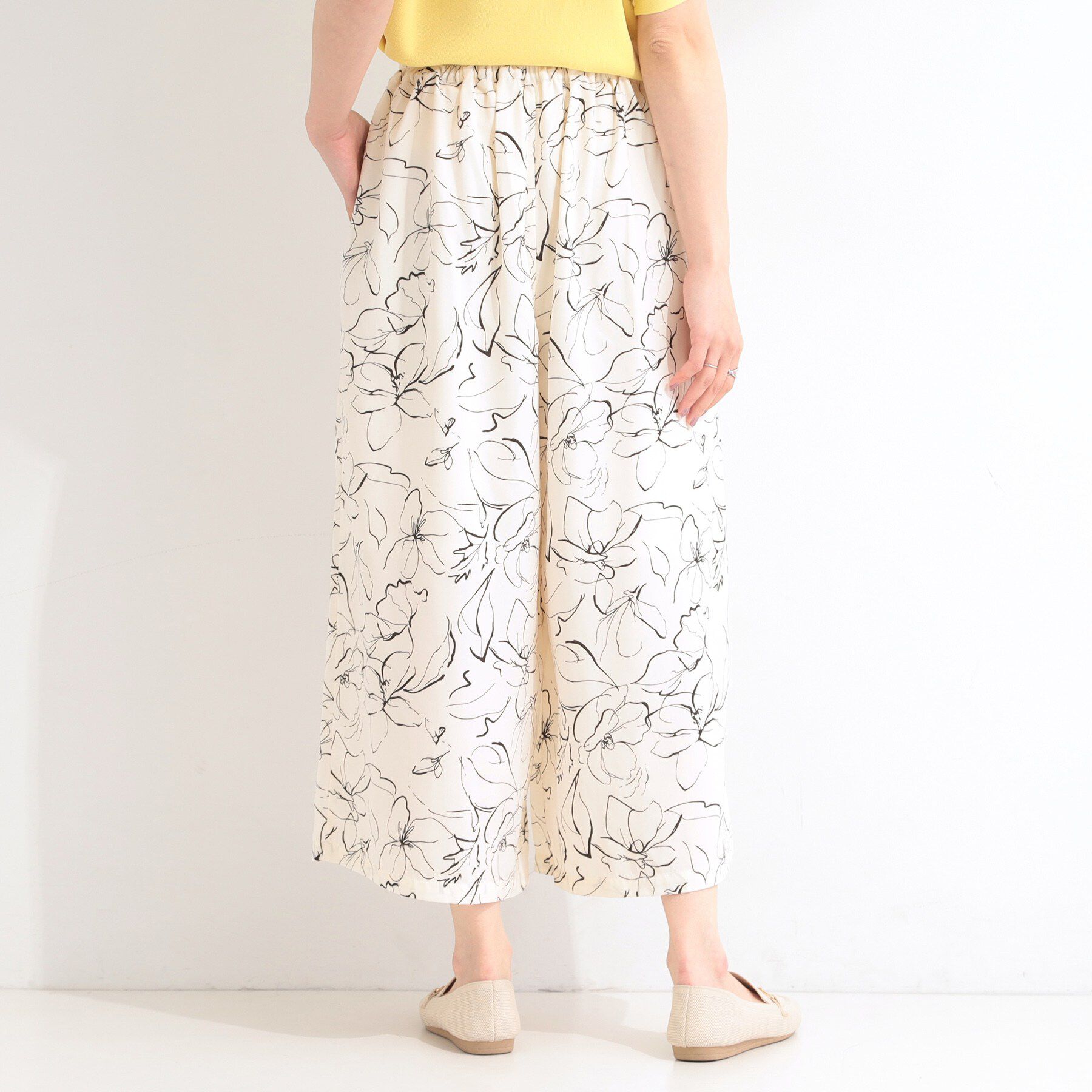 SHOO･LA･RUE「【S-LL/柄が選べる】大人上品な花柄でコーデが彩る アソートプリントスカーチョ」|その他|