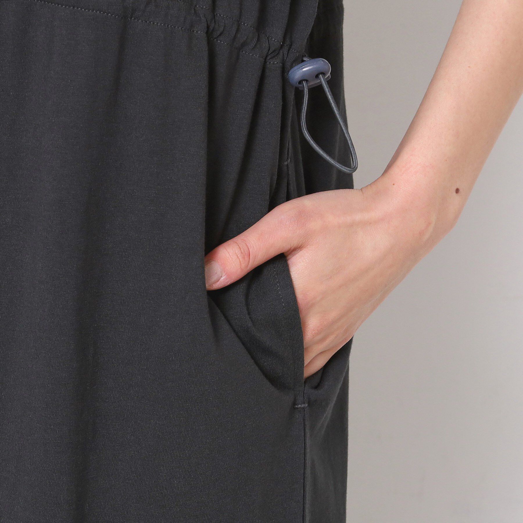 Dessin「【洗える】ドロスト付きジャージワンピース」|ワンピース|