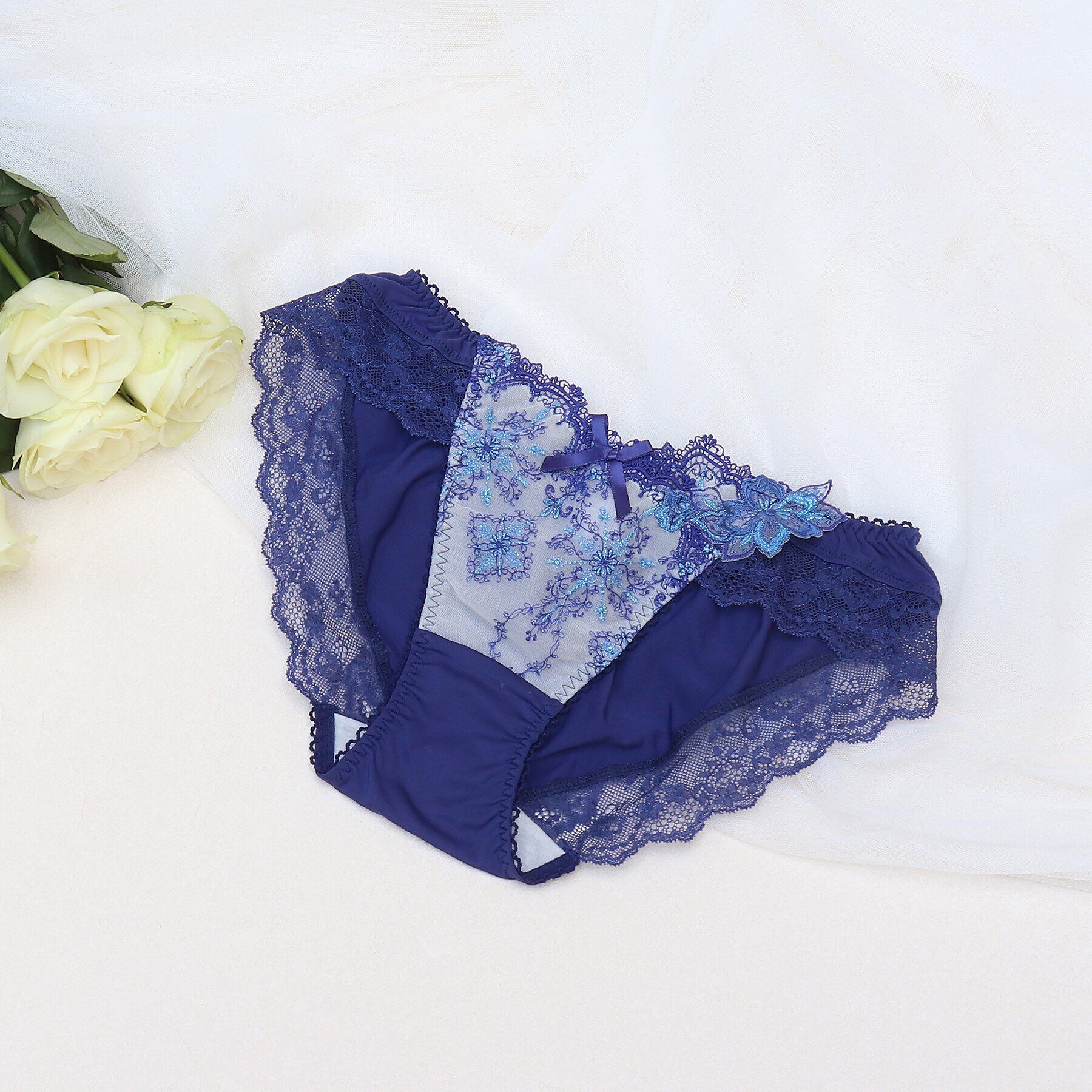 Risa Magli「◆ファビエンヌ ノーマルショーツ」|インナー|ブルー(092)