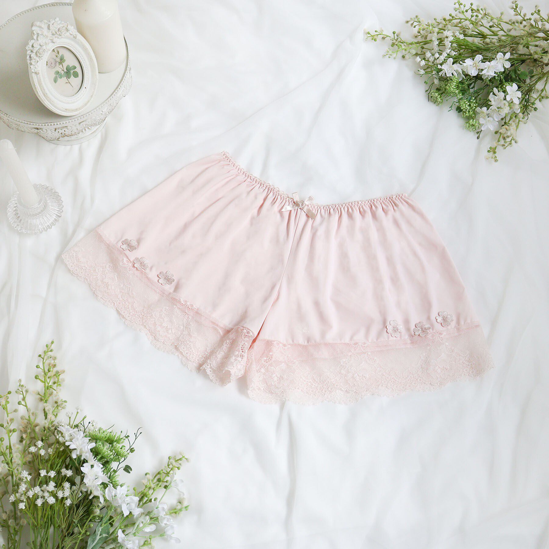 Risa Magli「マリーナ タップパンツ」|インナー|ピンク(071)