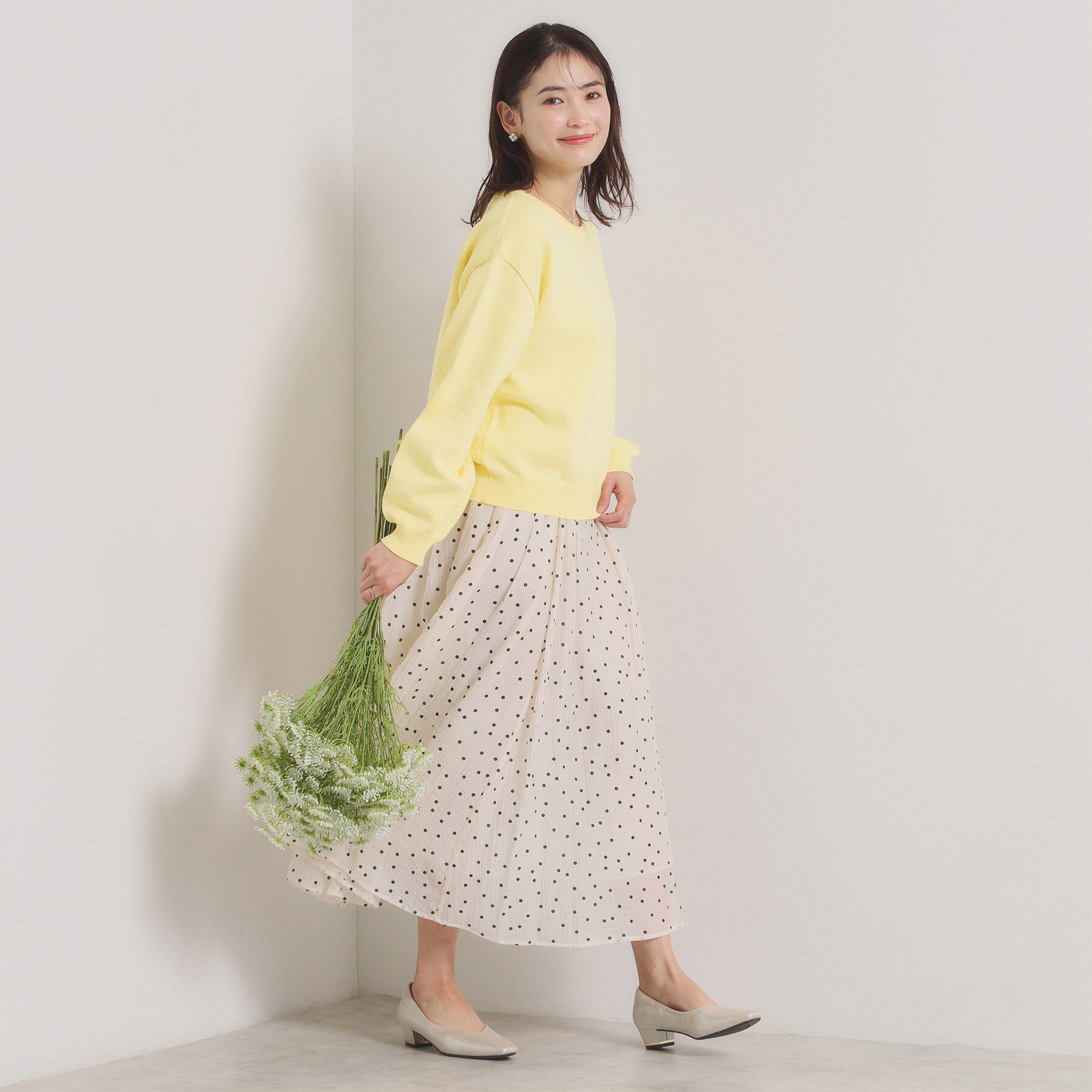 ITS&rsquo;DEMO「【洗濯機OK】スウェットライクニット」|ニット・セーター|