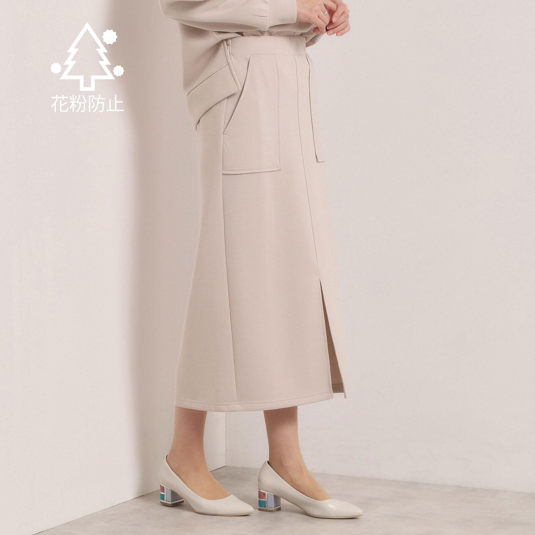 ITS&rsquo;DEMO「【洗濯機OK／花粉防止】ダンボールタイトスカート」|スカート|