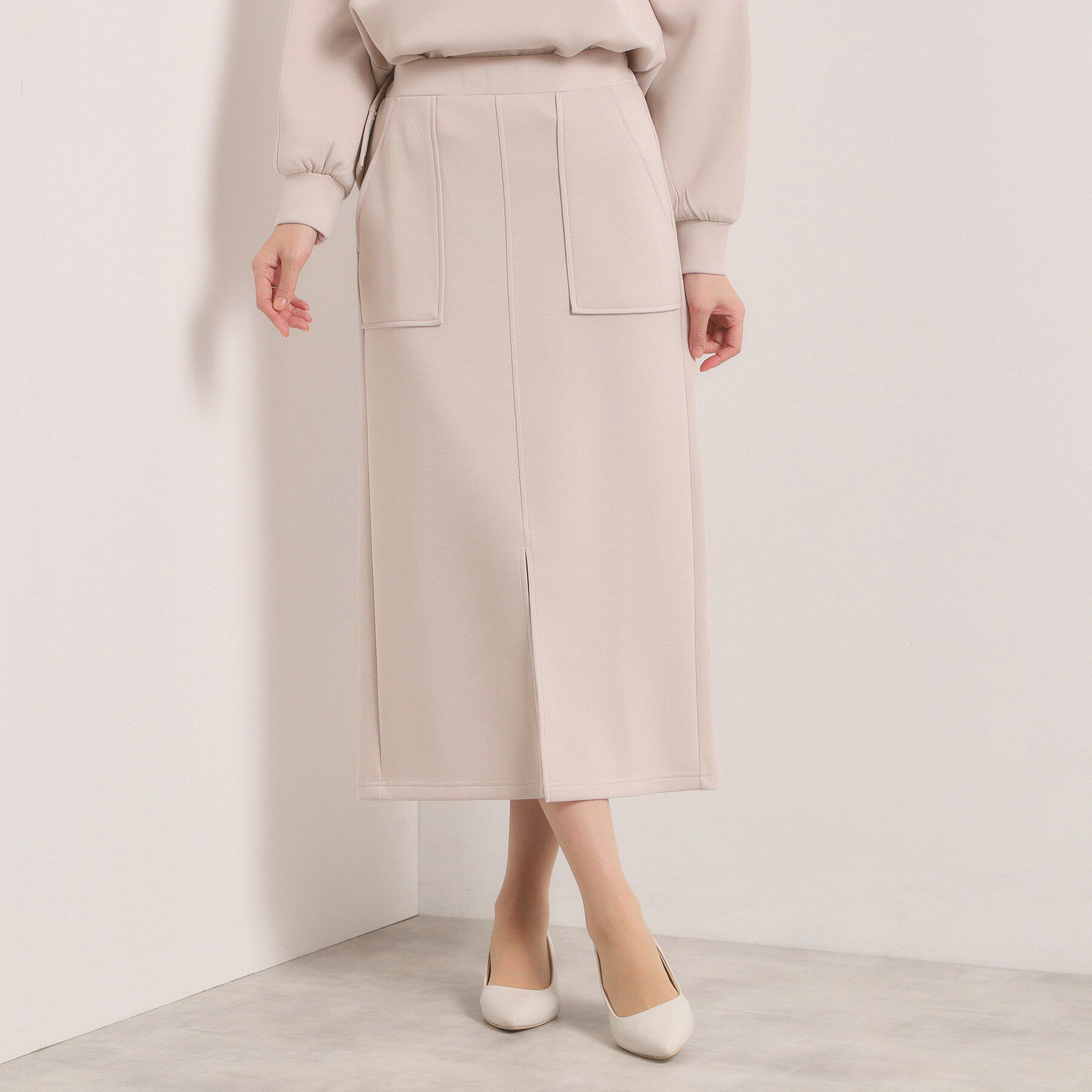 ITS&rsquo;DEMO「【洗濯機OK／花粉防止】ダンボールタイトスカート」|スカート|