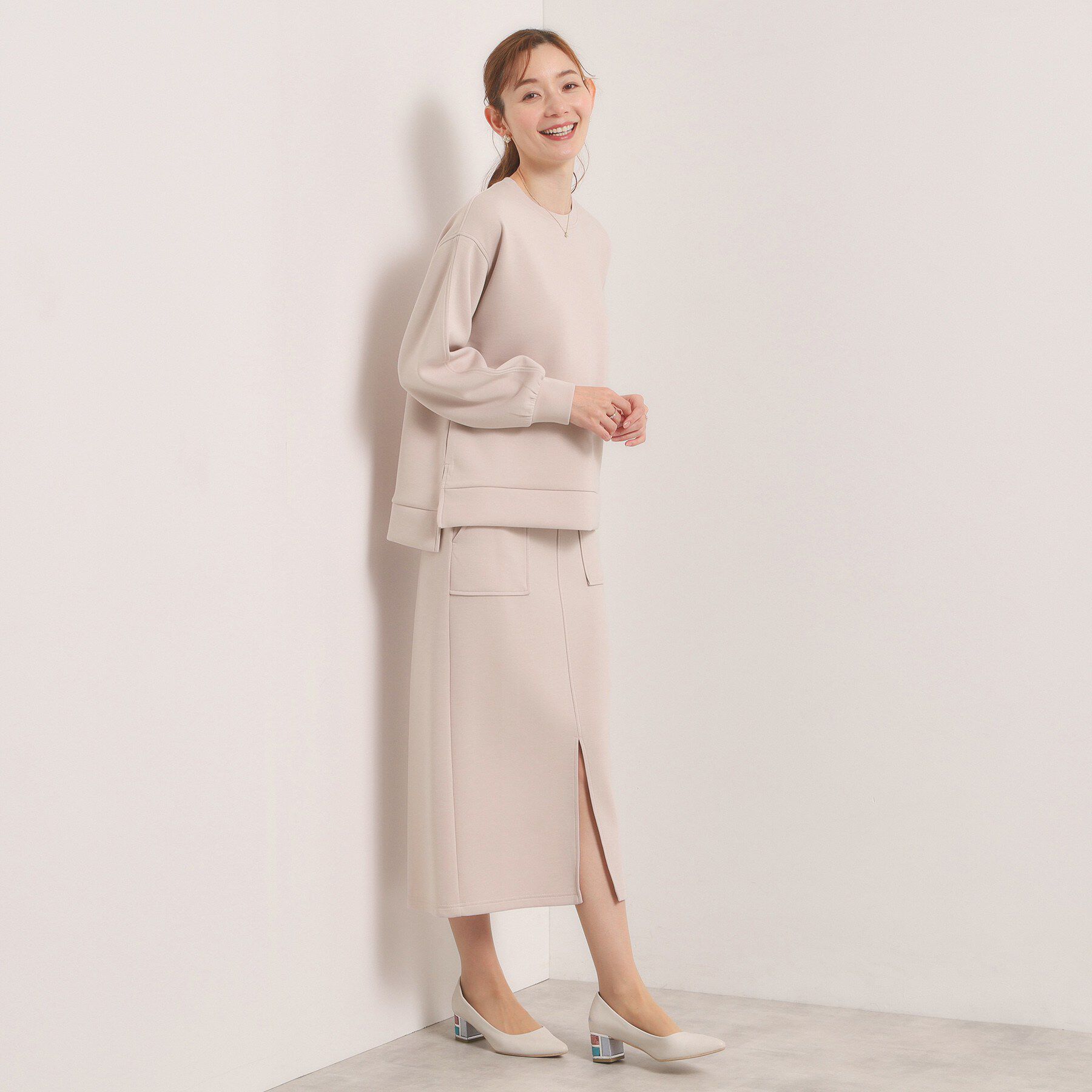 ITS&rsquo;DEMO「【洗濯機OK／花粉防止】ダンボールタイトスカート」|スカート|