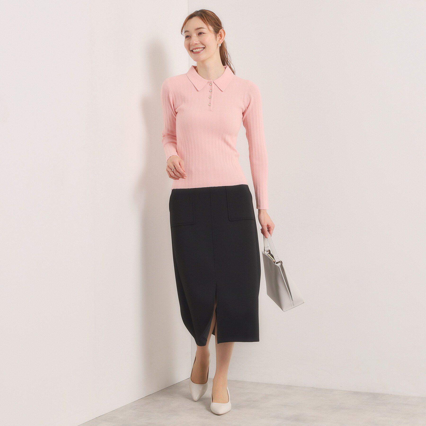 ITS&rsquo;DEMO「【洗濯機OK／花粉防止】ダンボールタイトスカート」|スカート|