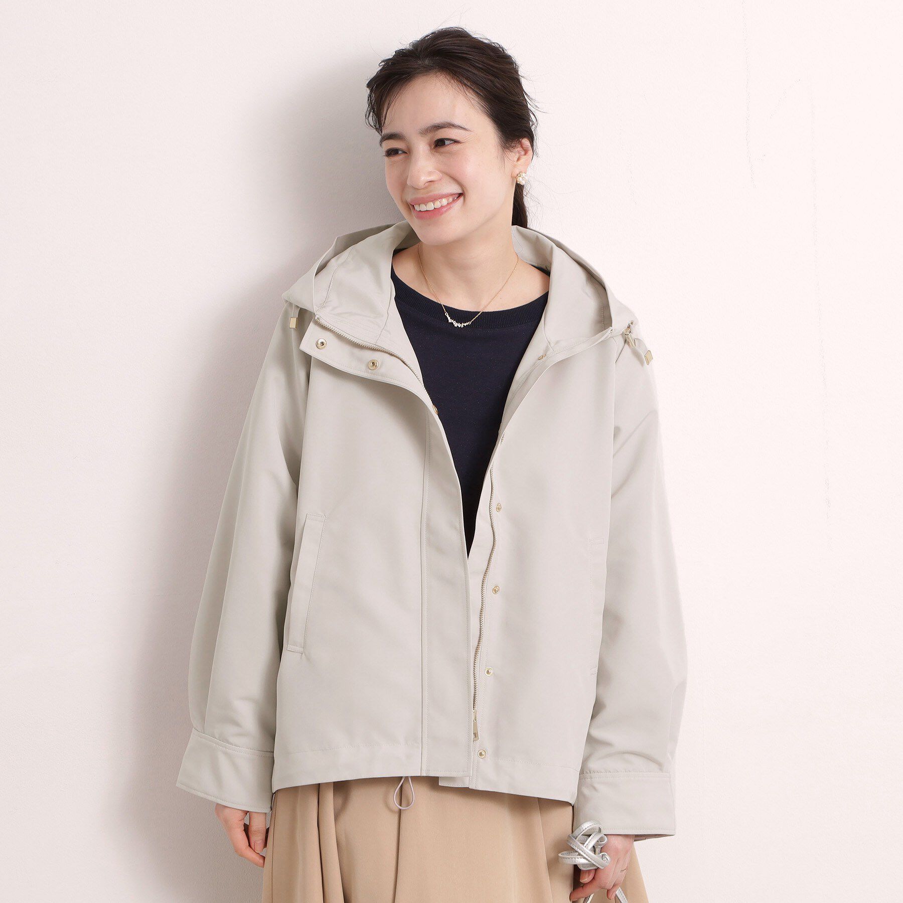 ITS&rsquo;DEMO「【撥水・花粉防止／手洗い可】マウンテンパーカー」|その他|ライトベージュ(05