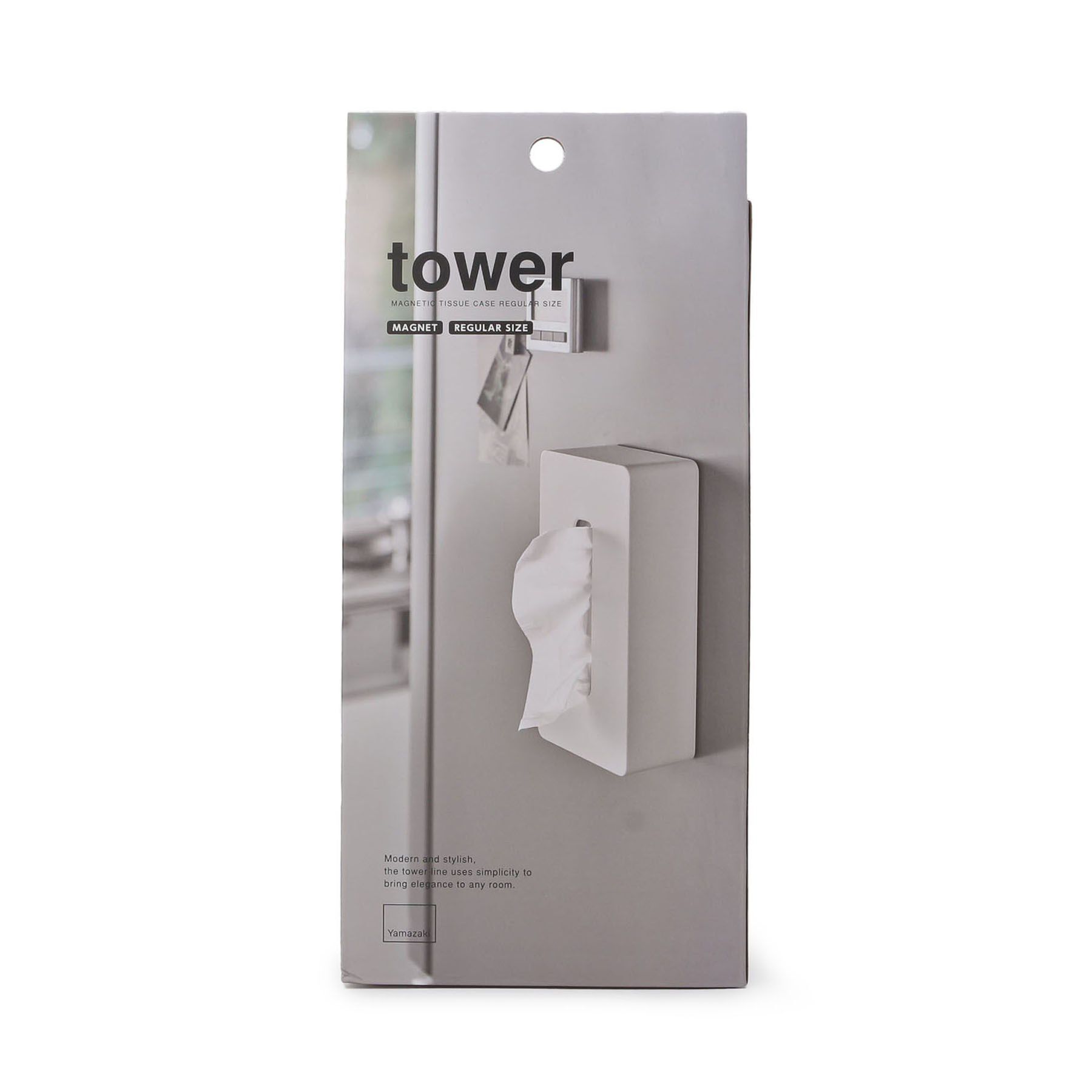 212 KITCHEN STORE「マグネット ティッシュケース レギュラー WH 山崎実業 ＜tower タワー＞」|その他|