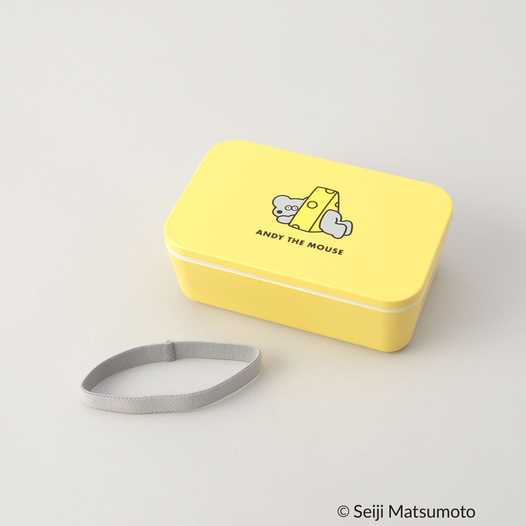 212 KITCHEN STORE「スクエアランチボックス 600ml YE ＜ANDY THE MOUSE＞」|食器・キッチングッズ|