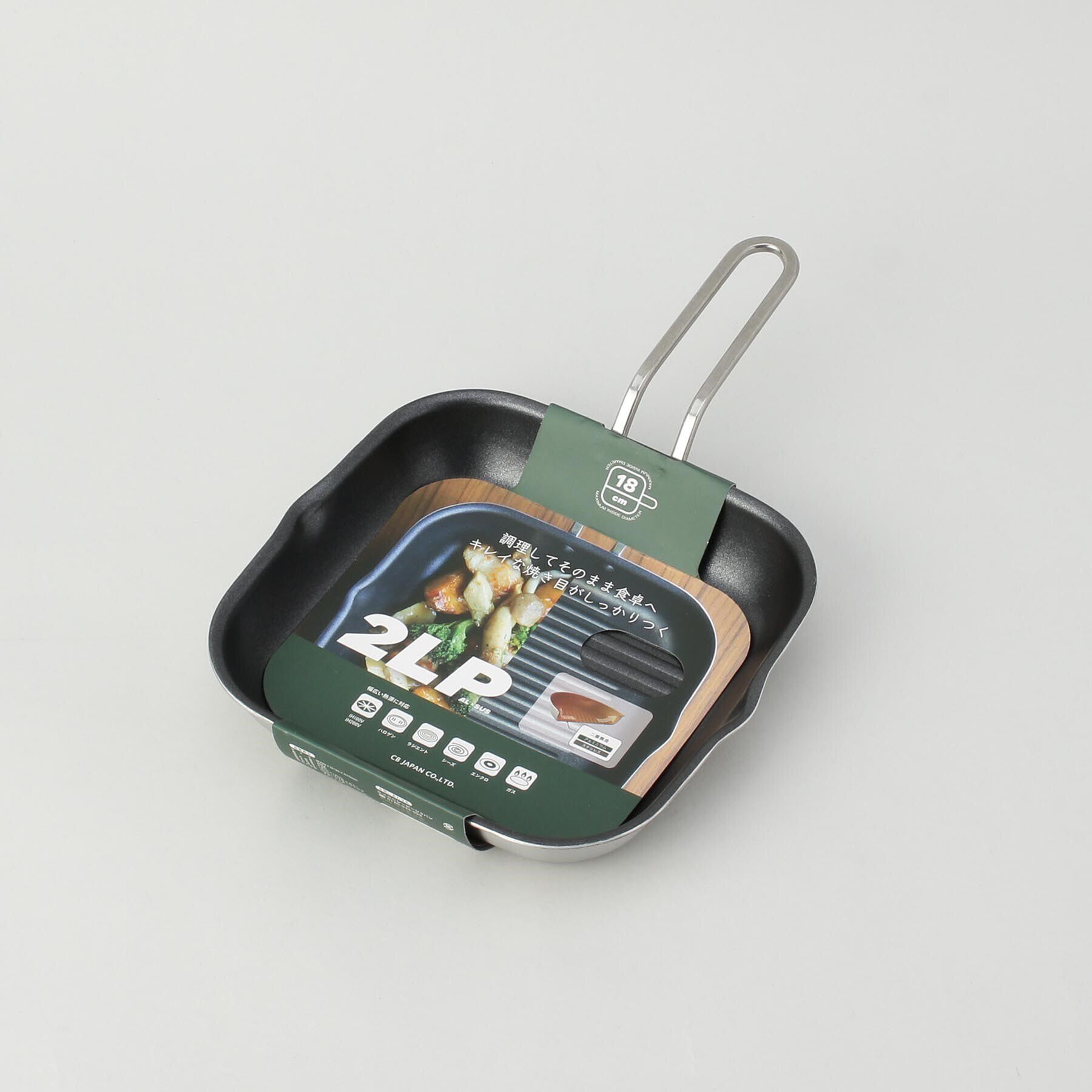 212 KITCHEN STORE「二層鋼グリルパン角型 18cm&times;18cm ＜copan コパン＞」|食器・キッチングッズ|