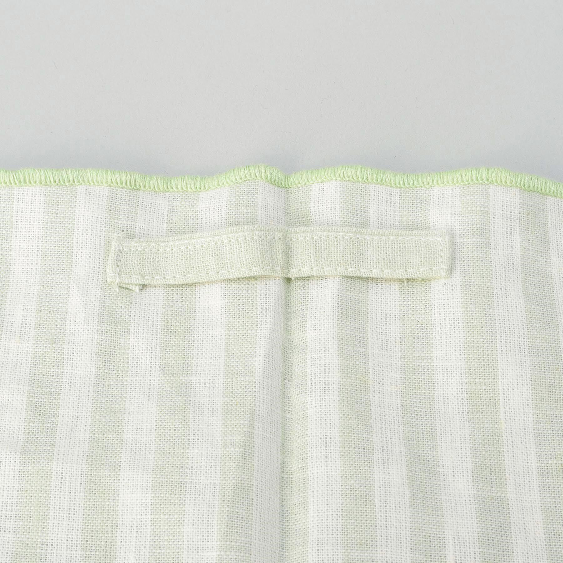 212 KITCHEN STORE「ブロックストライプ リネンコットン キッチンクロス L 45x60cm LGR ＜212Kオリジナル」|食器・キッチングッズ|