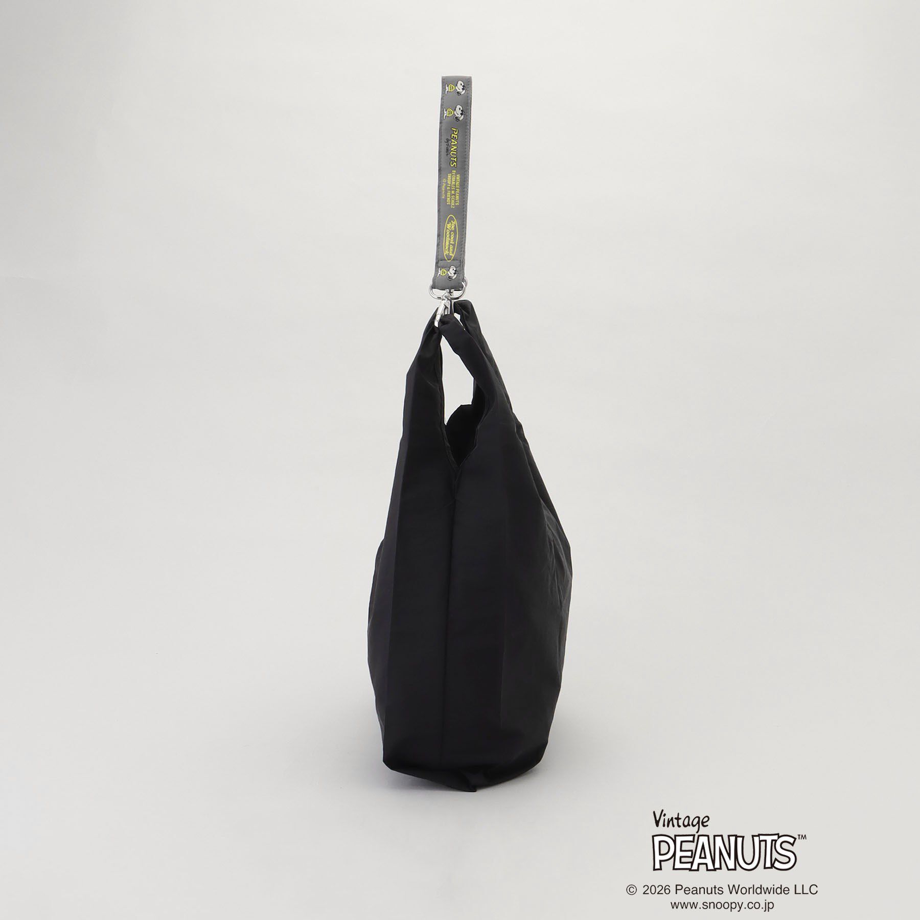 212 KITCHEN STORE「PEANUTS ストラップ付きショッパーバッグ BLACK」|その他|